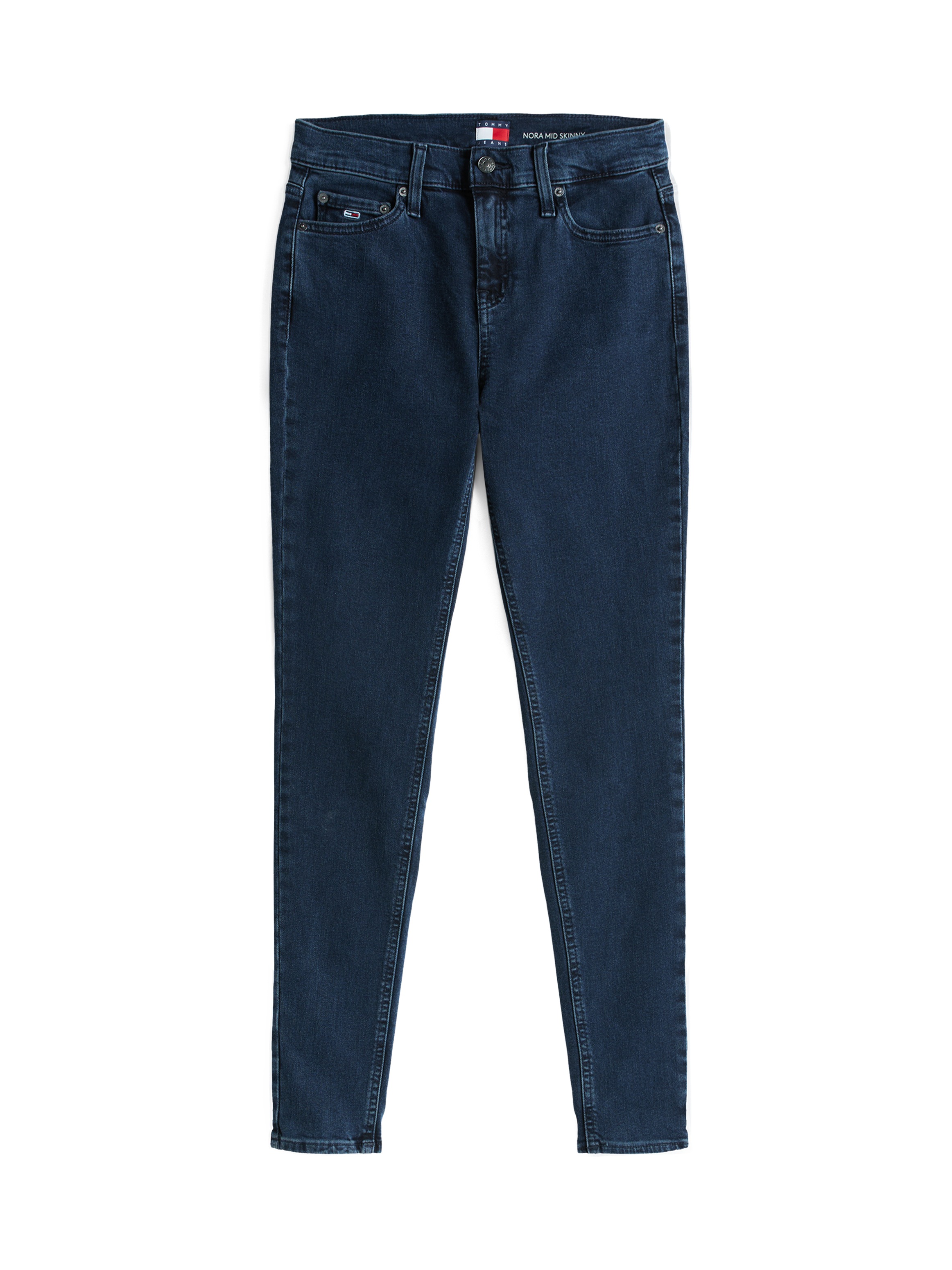 Tommy Jeans Skinny-fit-Jeans »Nora Mid Rise Skinny Fit«, mit Waschung, mit Logo-Badge