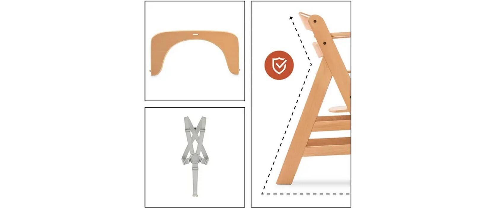 Hauck Chaise haute »Hochstuhl Alpha+ Pro, mit Newborn-Aufsatz« () dieses Produkt besteht aus FSC®-zertifiziertem Material