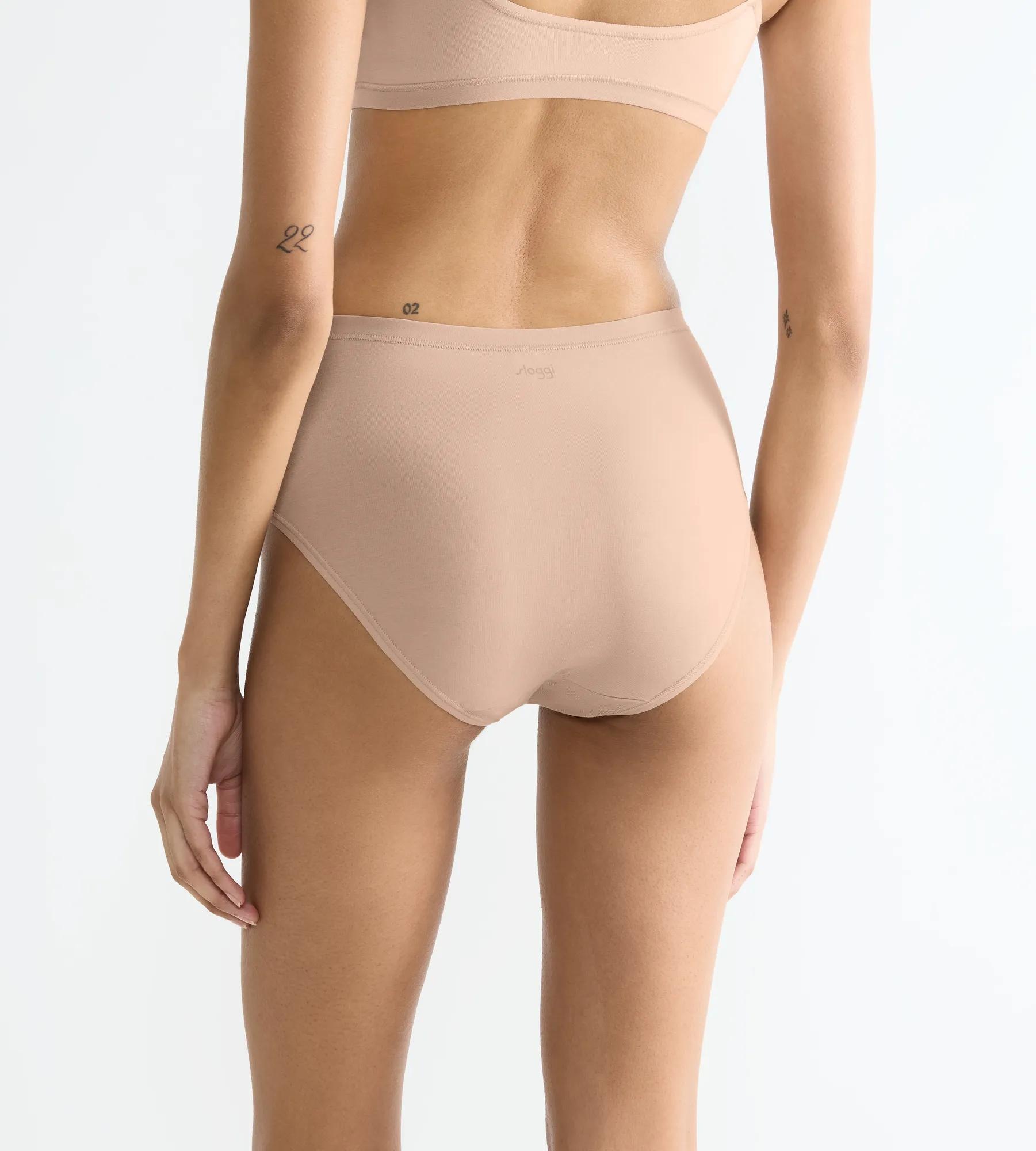 sloggi Midislip »GO Daily Cotton« Glanz-Effekt Details, weich, Baumwollmix, bequem, elastisch