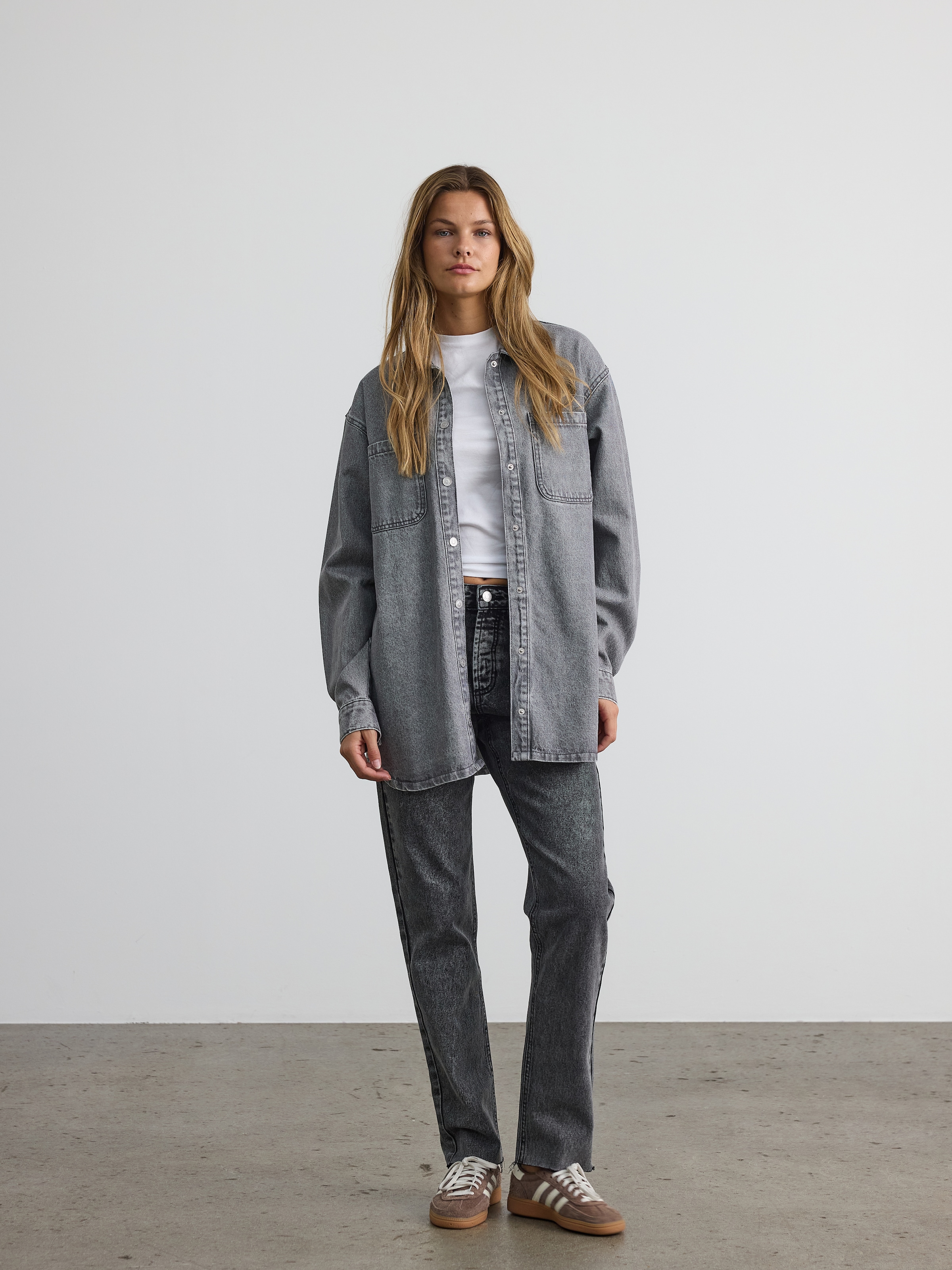 Noisy may Jeansjacke »NMALVA L/S DNM SHACKET AZ450MG NOOS«