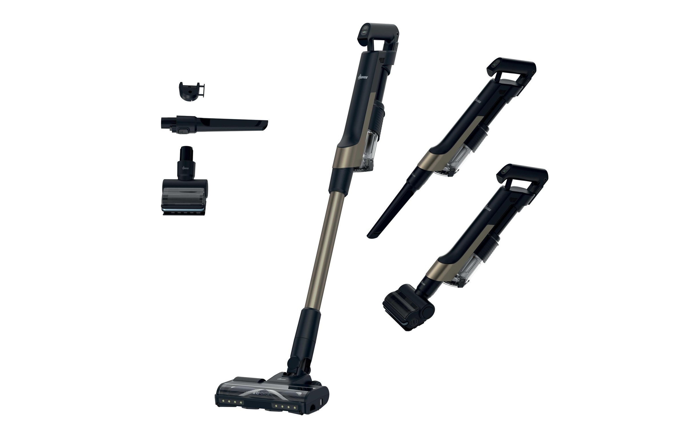 Hoover Akku-Hand-und Stielstaubsauger »HF210PP 11 Akku Trocken EPA Beutellos 1 l 165 W« 2-in-1-Stabstaubsauger mit ULTRA COMPACT X3-Technologie