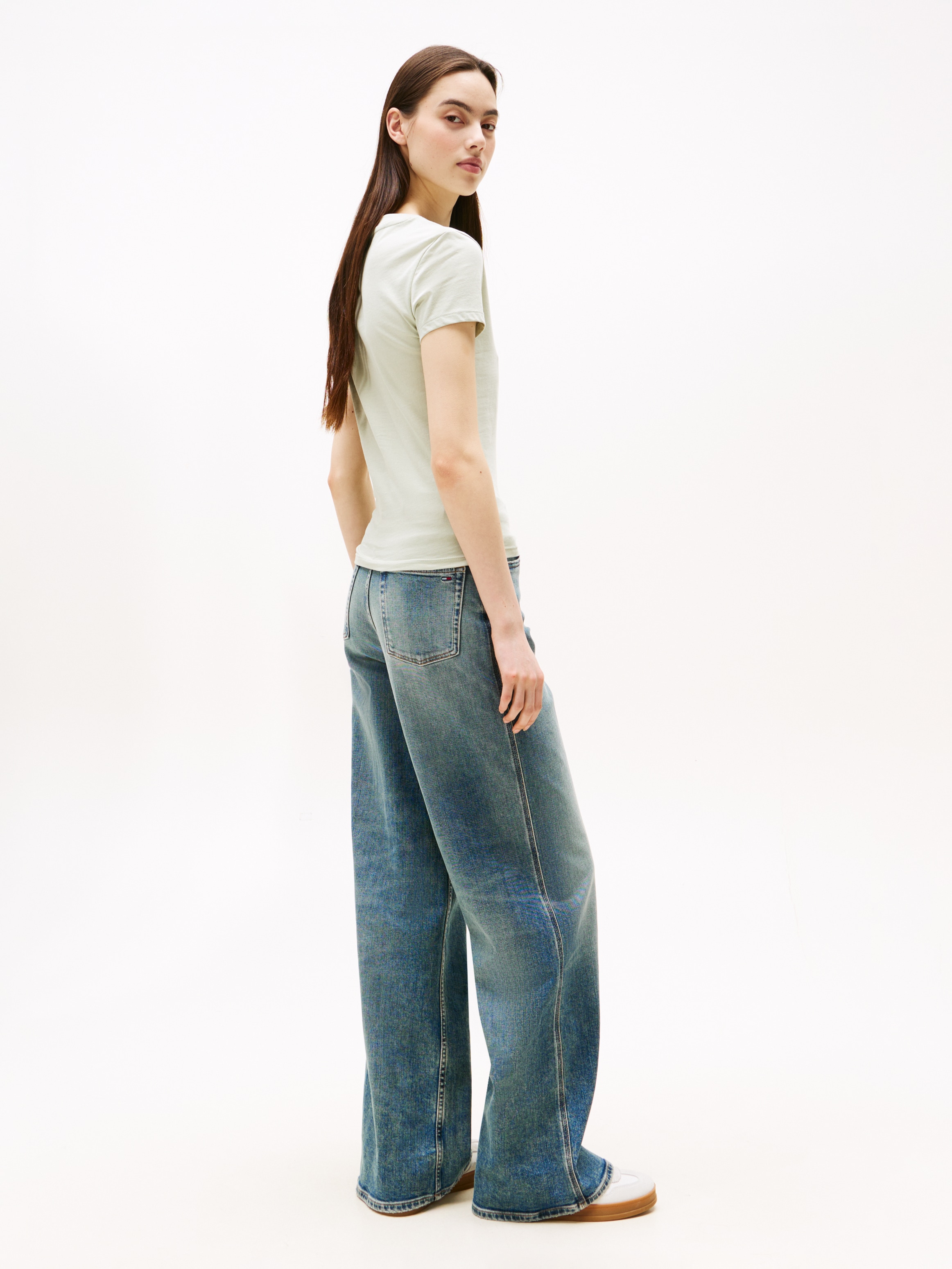 Tommy Jeans Kurzarmshirt »TJW SLIM LINEAR SS TEE EXT«