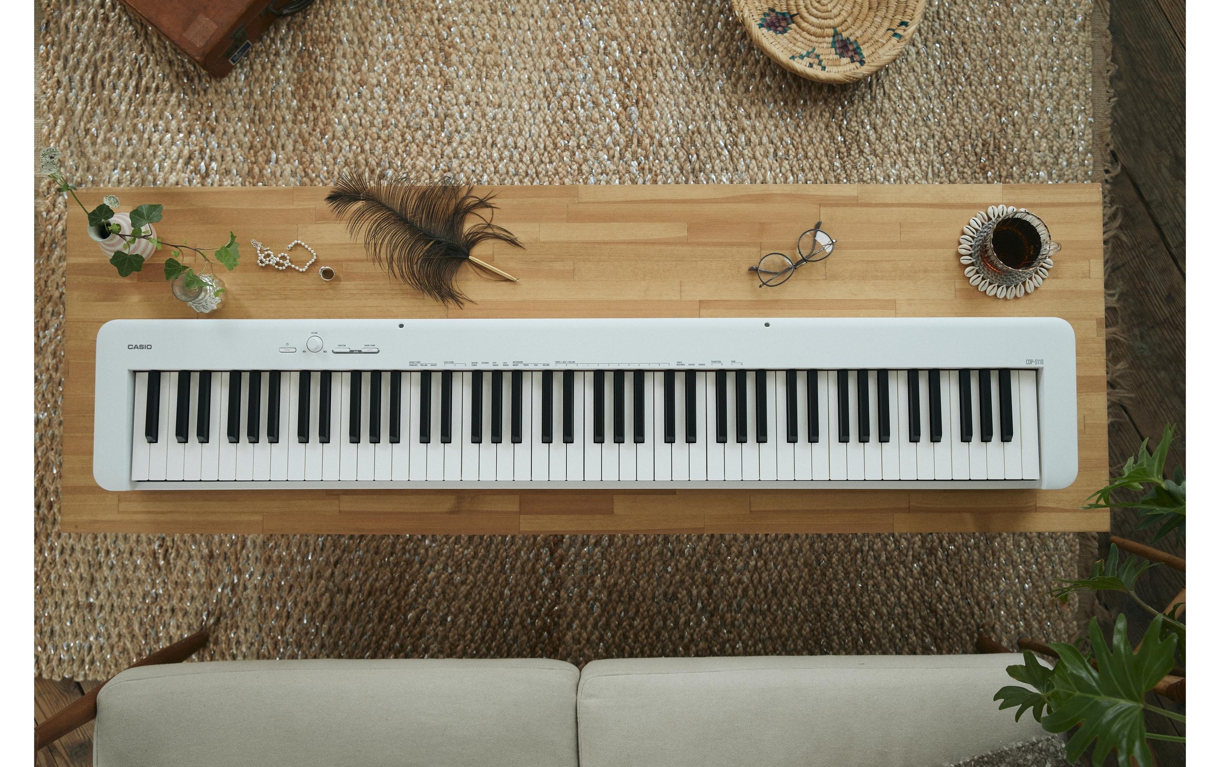 CASIO E-Piano »CDP-S110WE«