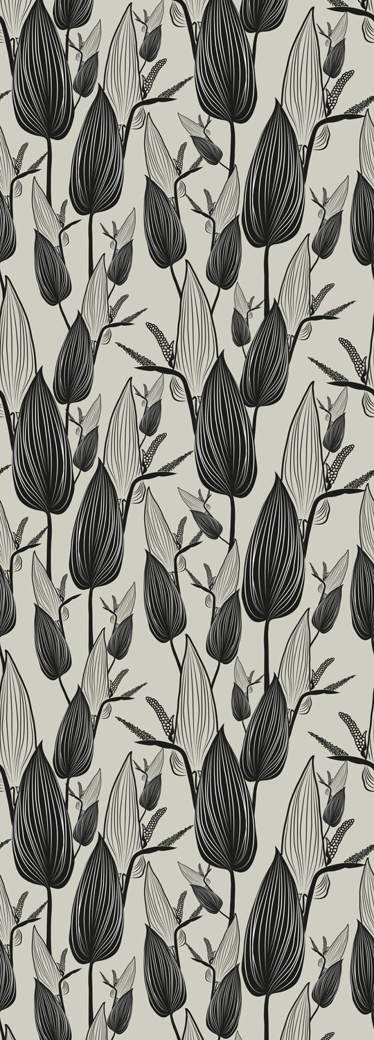 Image of queence Vinyltapete "Ferdi" Motiv bedruckt botanisch floral gemustert natürlich glatt 90x250cm, selbstklebend, kinderleichte Anbringung, Sticker