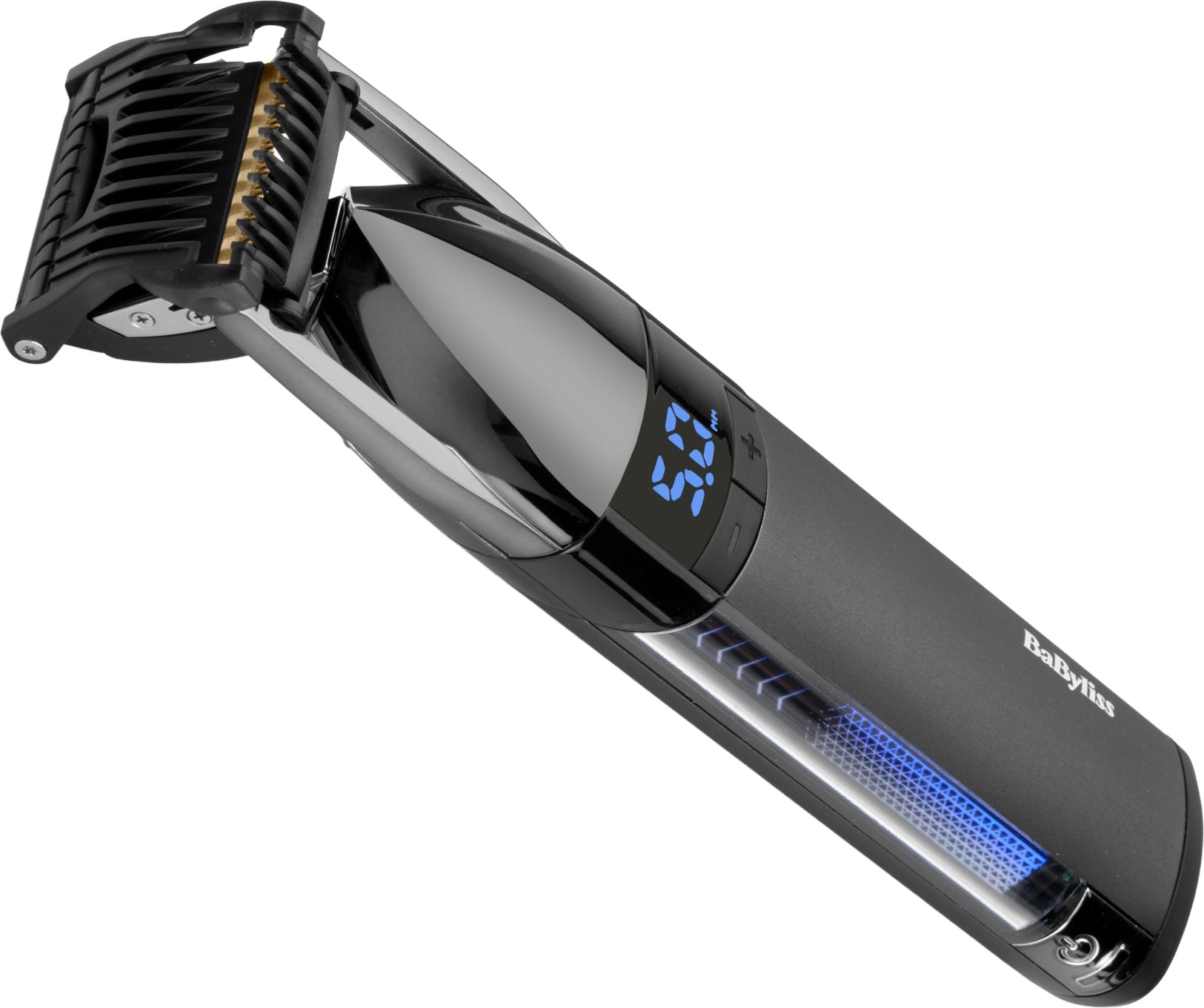 Image of BaByliss Bartschneider "BaByliss Super-X Metal Stubble Trimmer Bartschneider, S991E" 0 Aufsätze Flexibler Scherkopf, Titan-Klingen, 24 Schnittlängen von 0,4mm-5mm