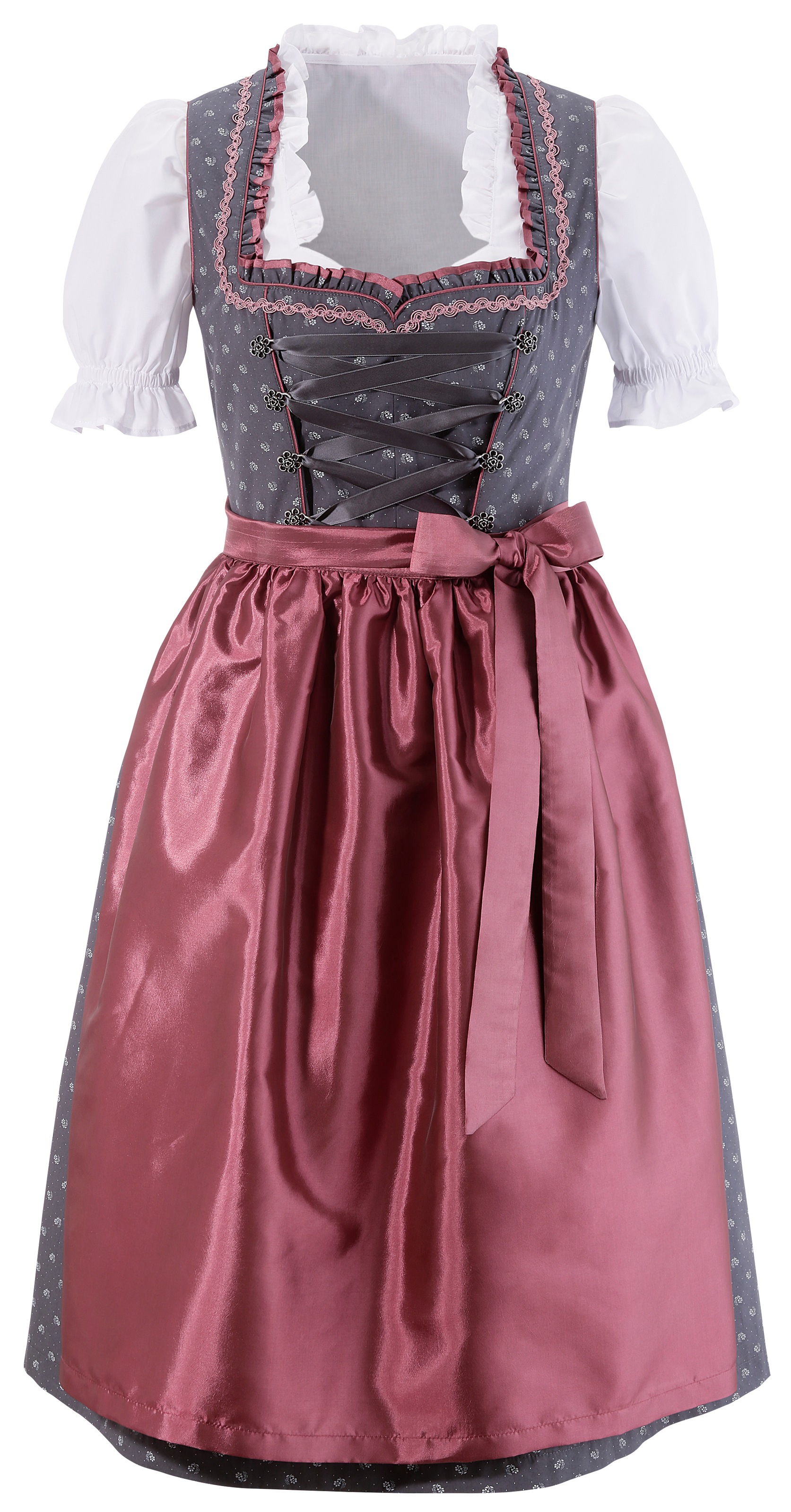 Image of Naber Collection Dirndl, (3 tlg., mit Dirndlbluse), Damen, midi mit schimmernder Schürze bei Ackermann Versand Schweiz