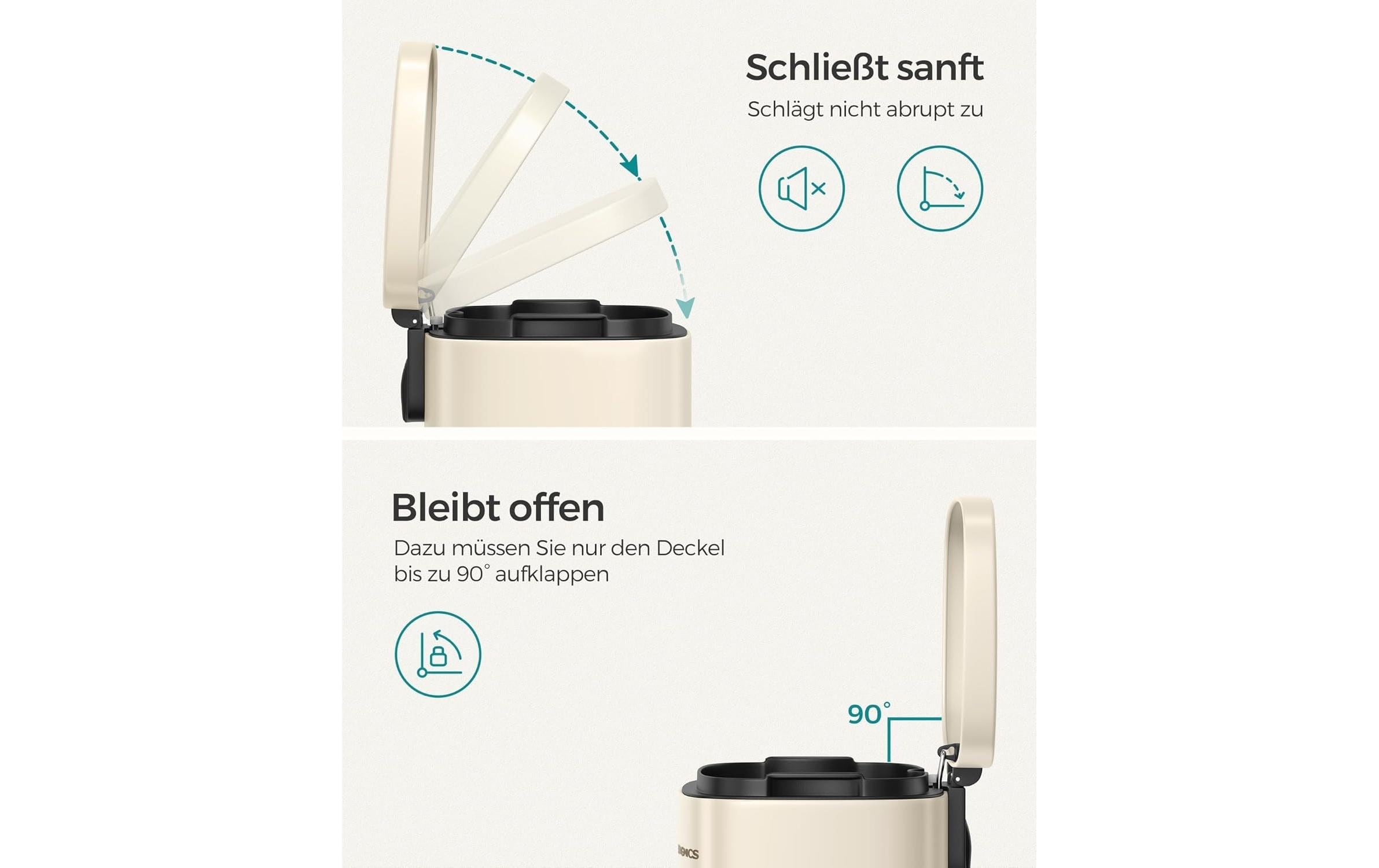 SONGMICS Mülleimer »30 l« 1 Behälter