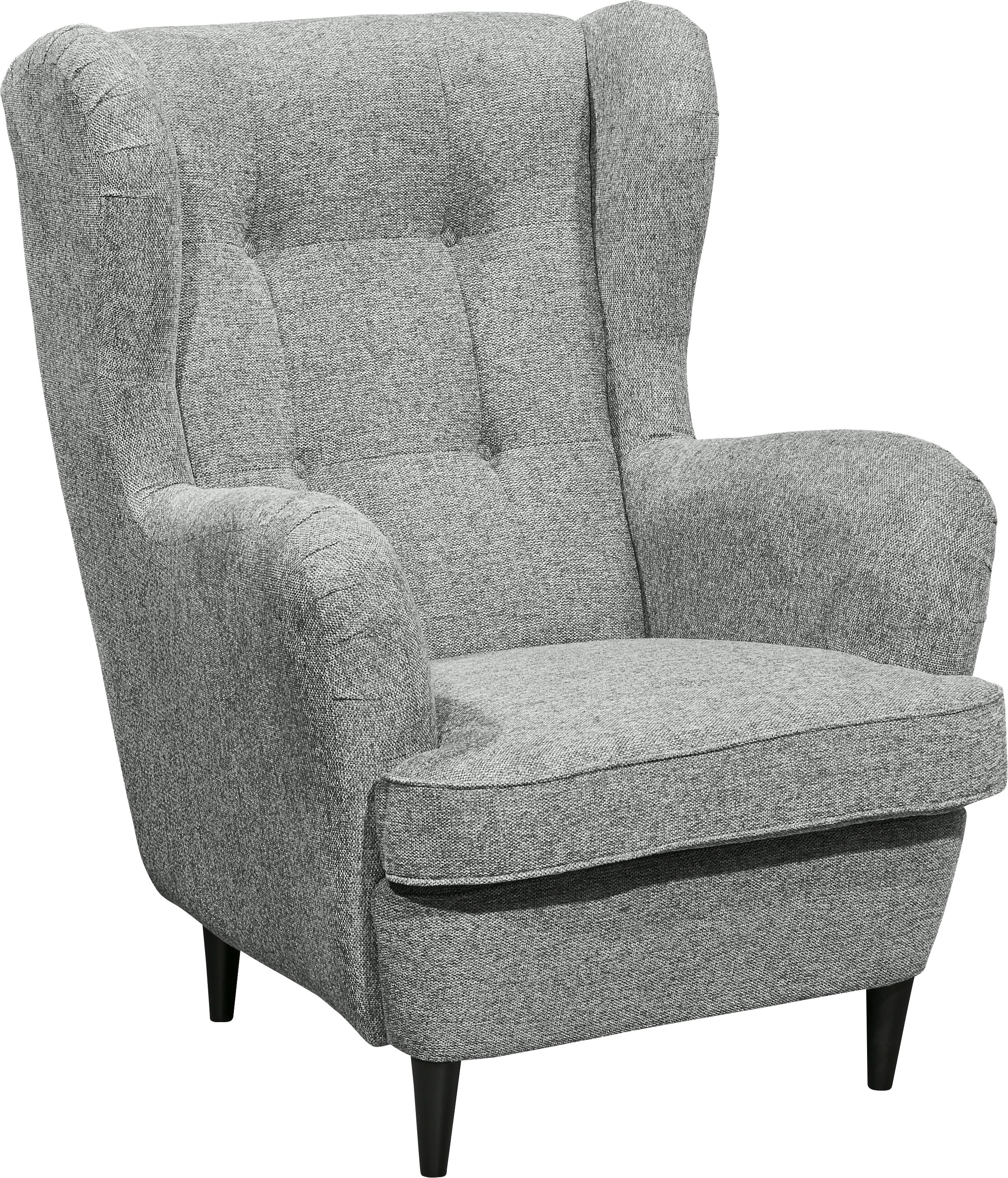 ED EXCITING DESIGN Ohrensessel »Oskar«, mit Massivholzfüssen
