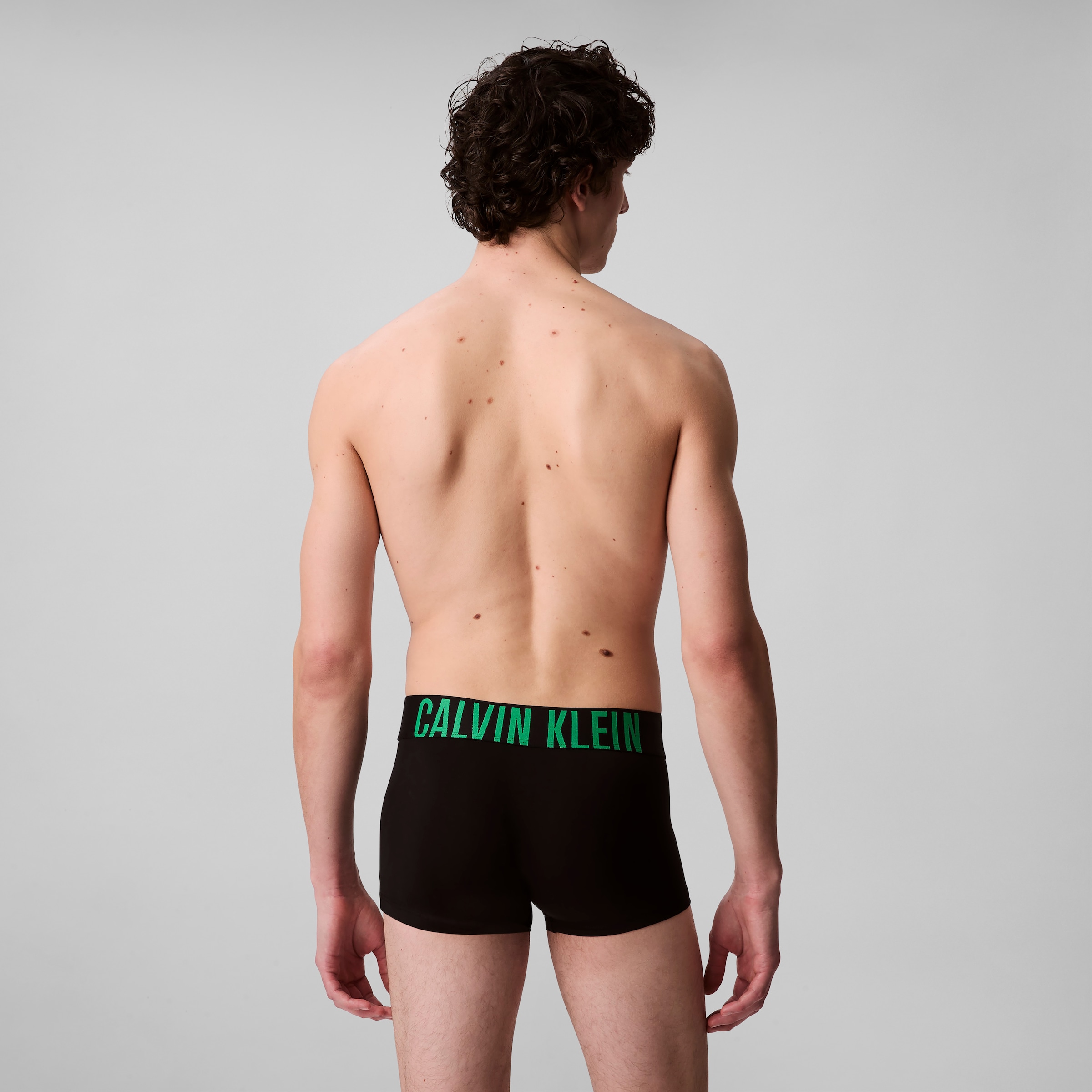 Calvin Klein Underwear Trunk »LOW RISE TRUNK 3PK« Packung, 3er-Pack, 3 Stk. mit Logobund