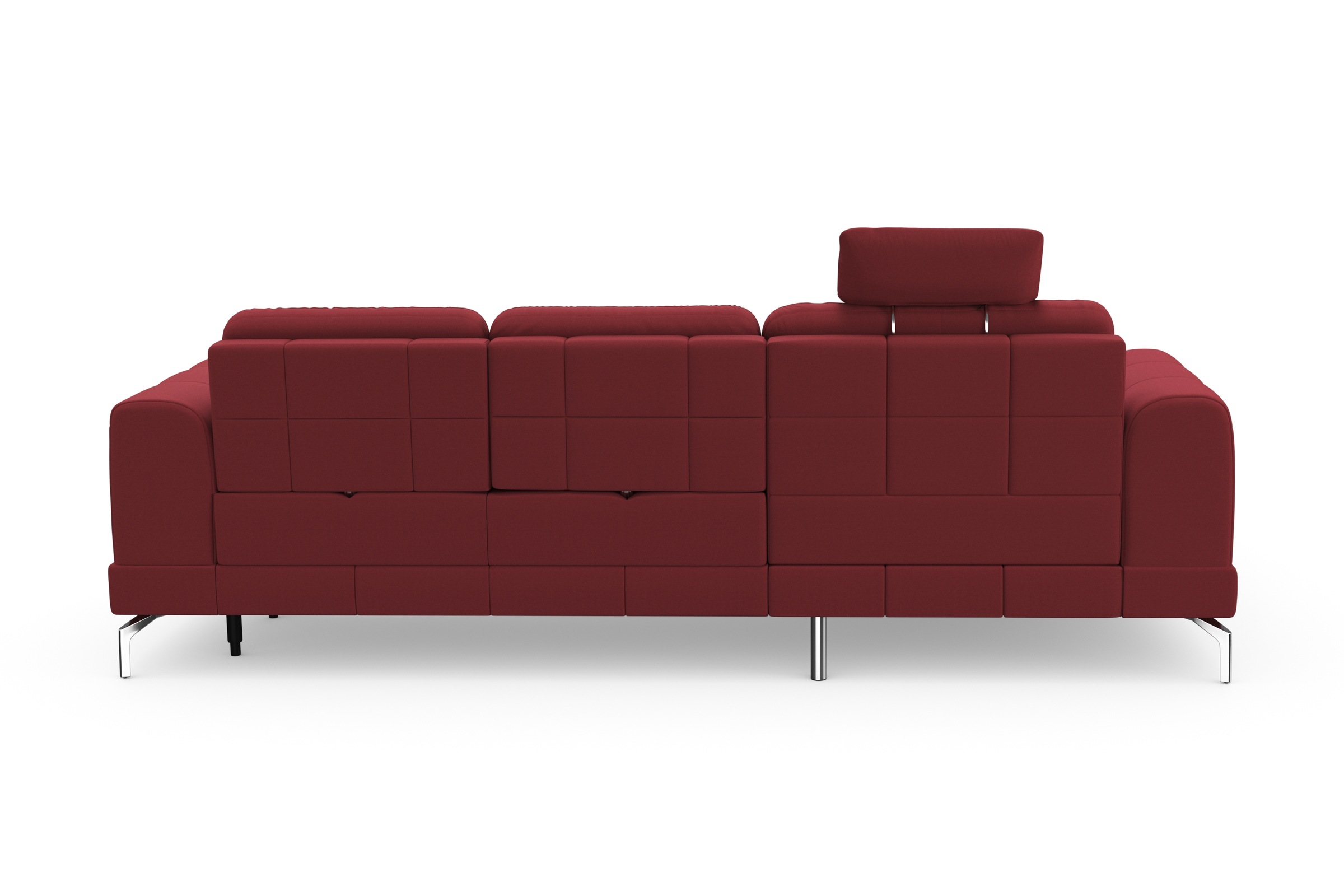 sit&more Ecksofa »Bendigo L-Form«, inklusive Sitztiefenverstellung, Bodenfreiheit 15 cm, 2 Fussfarben