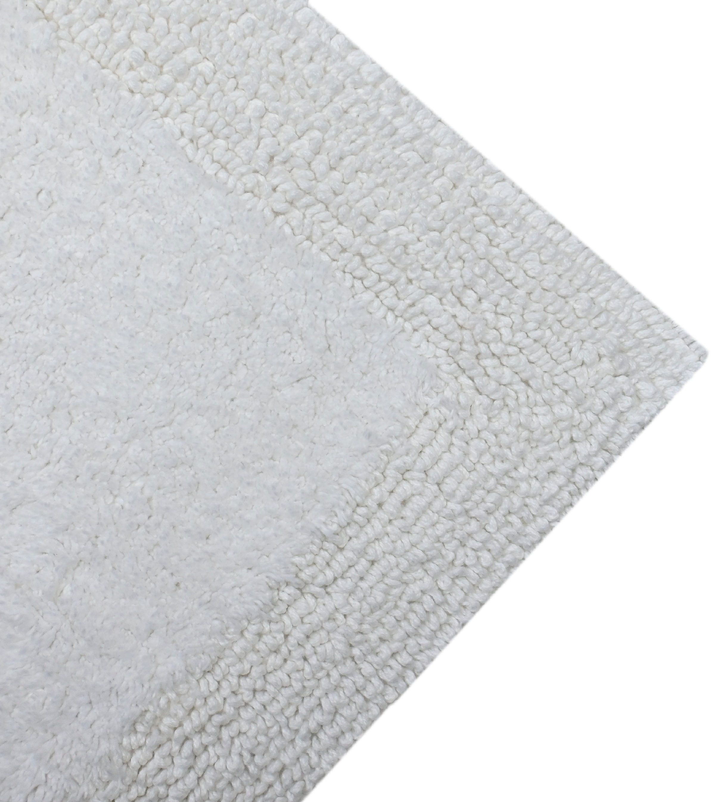 my home Badematte »Kapra, Badvorleger, Badezimmer Teppich«, beidseitig nutzbar-fussbodenheizungsgeeignet-strapazierfähig, mit Bordüre, Badteppich, Badematte, Baumwolle