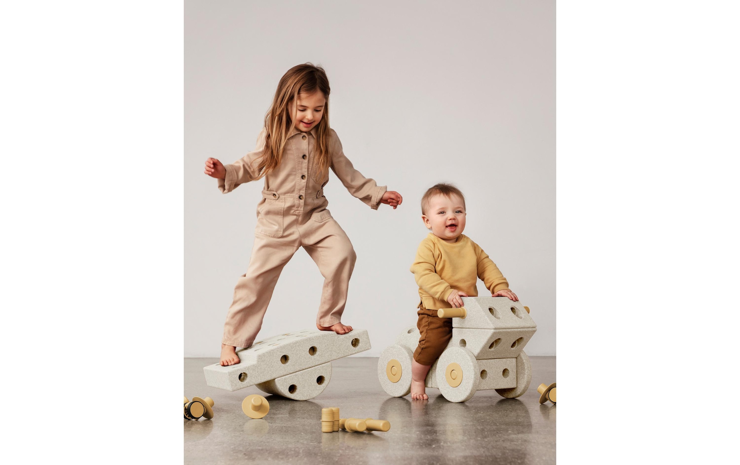   Entraîneur d'équilibre »MODU Dreamer Set« Kreatives Bauset zur Förderung der Grobmotorik