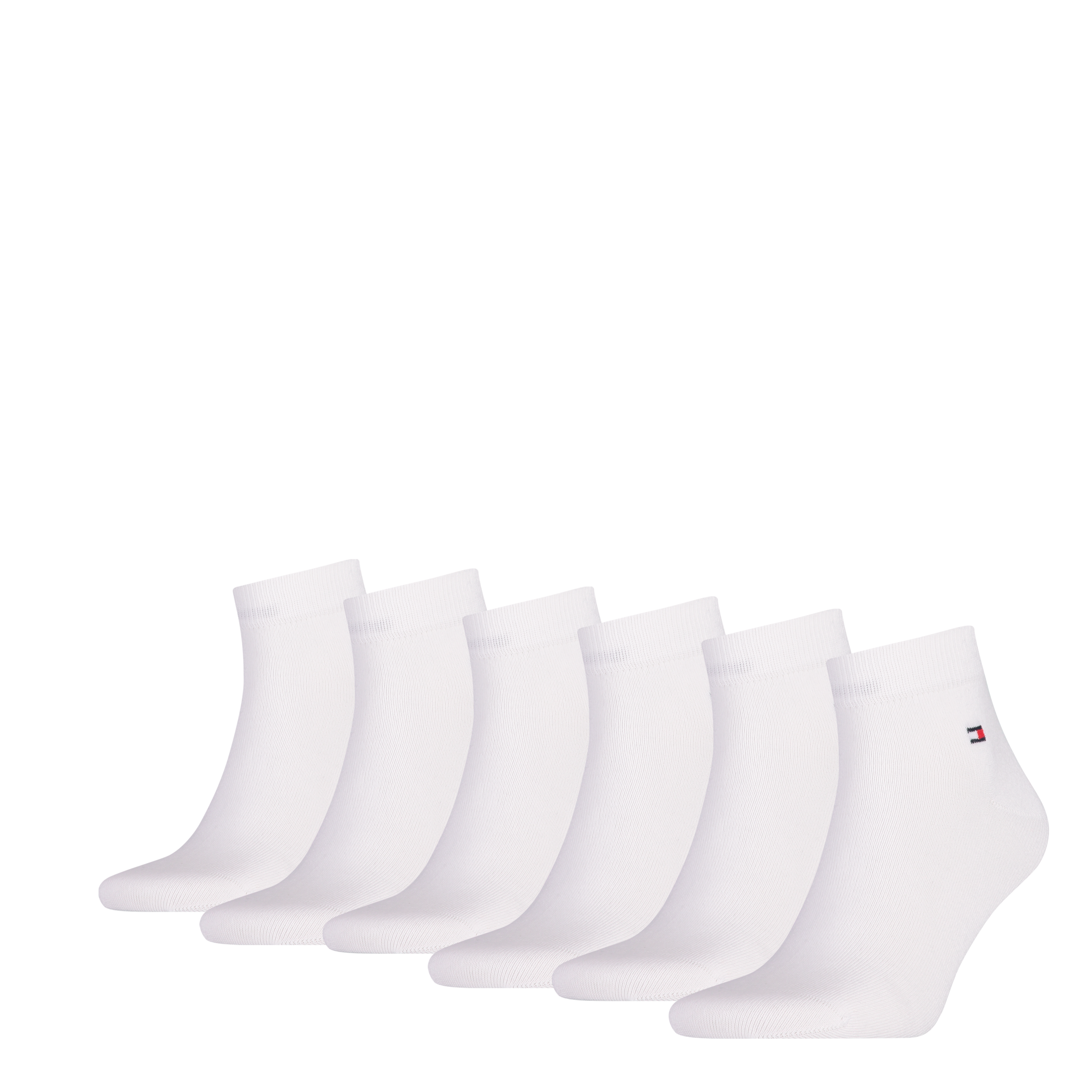 Image of Tommy Hilfiger Kurzsocken "TH MEN QUARTER 6P ECOM" 6 Paar, 6 Paar tlg. mit Logostickerei