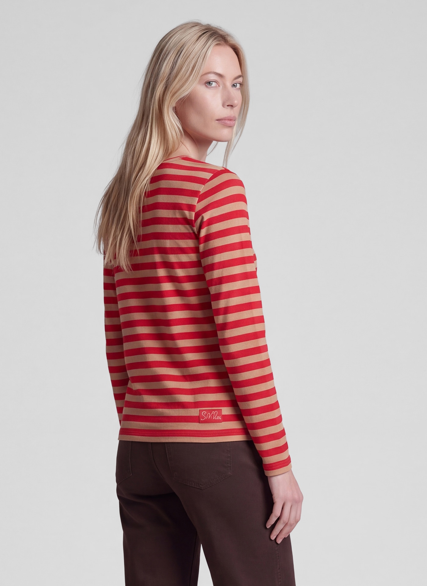 Rabe T-shirt à manches longues im Streifen-Design