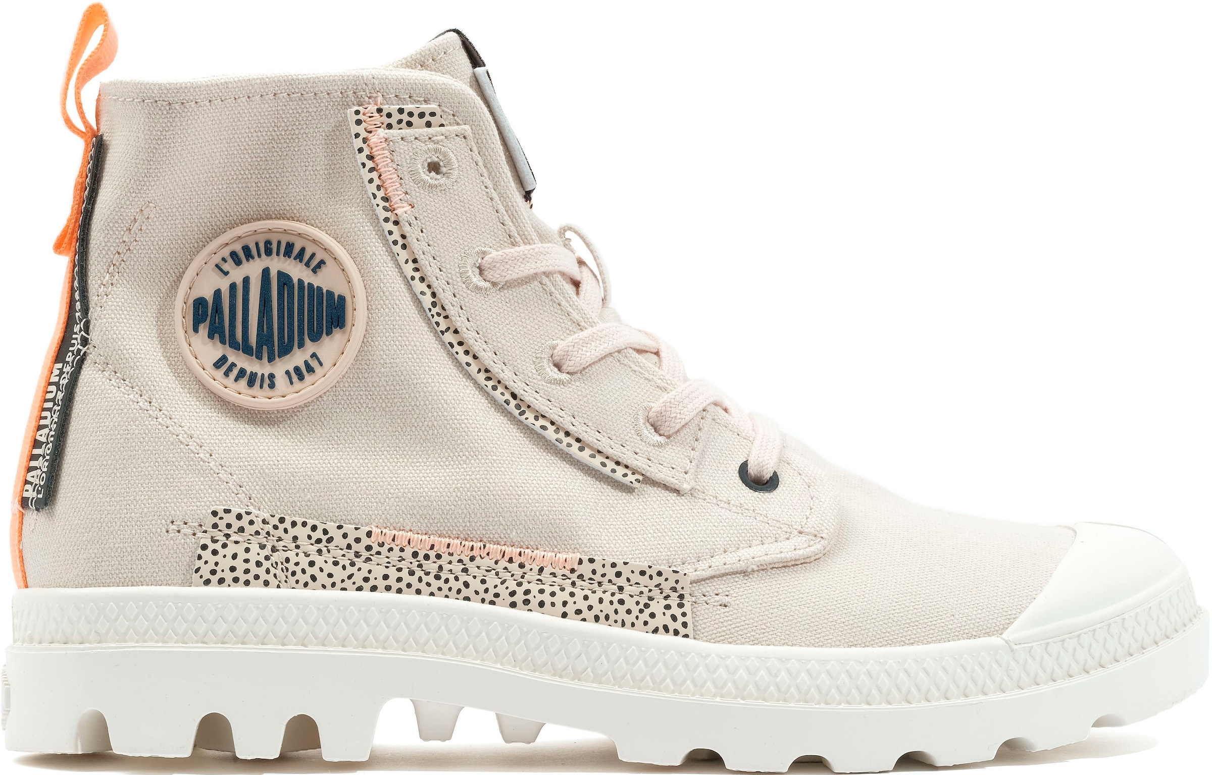 Palladium Schnürboots »PAMPA UNDERLAYER«, Schnürstiefel, Schnürstiefelette aus Canvas