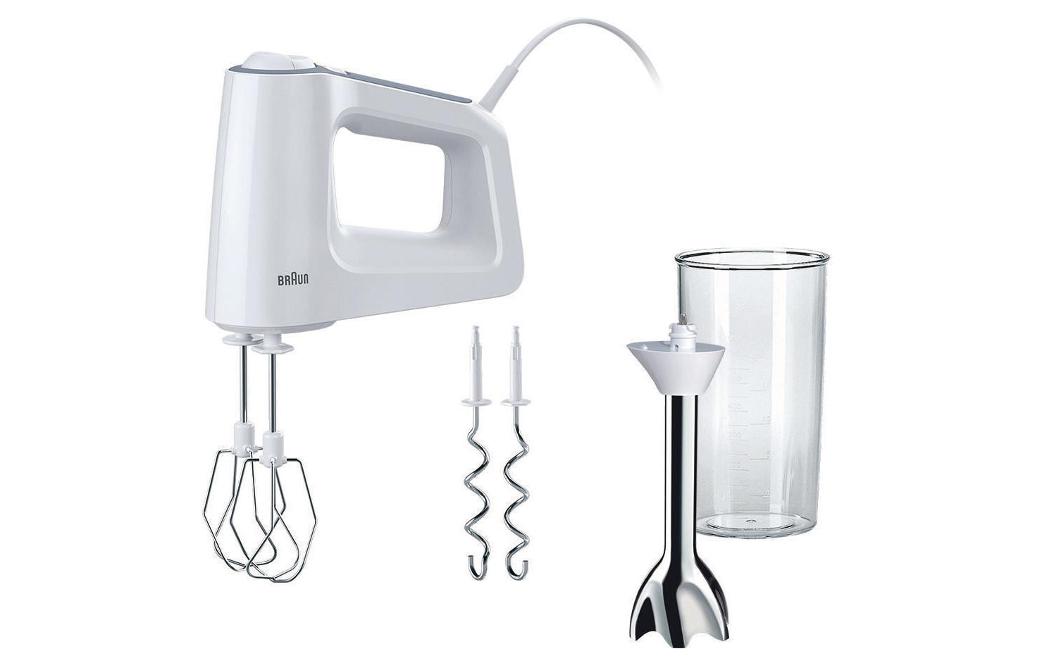 Braun Handmixer »MultiMix 3 HM3107WH Weiss«, 500 W