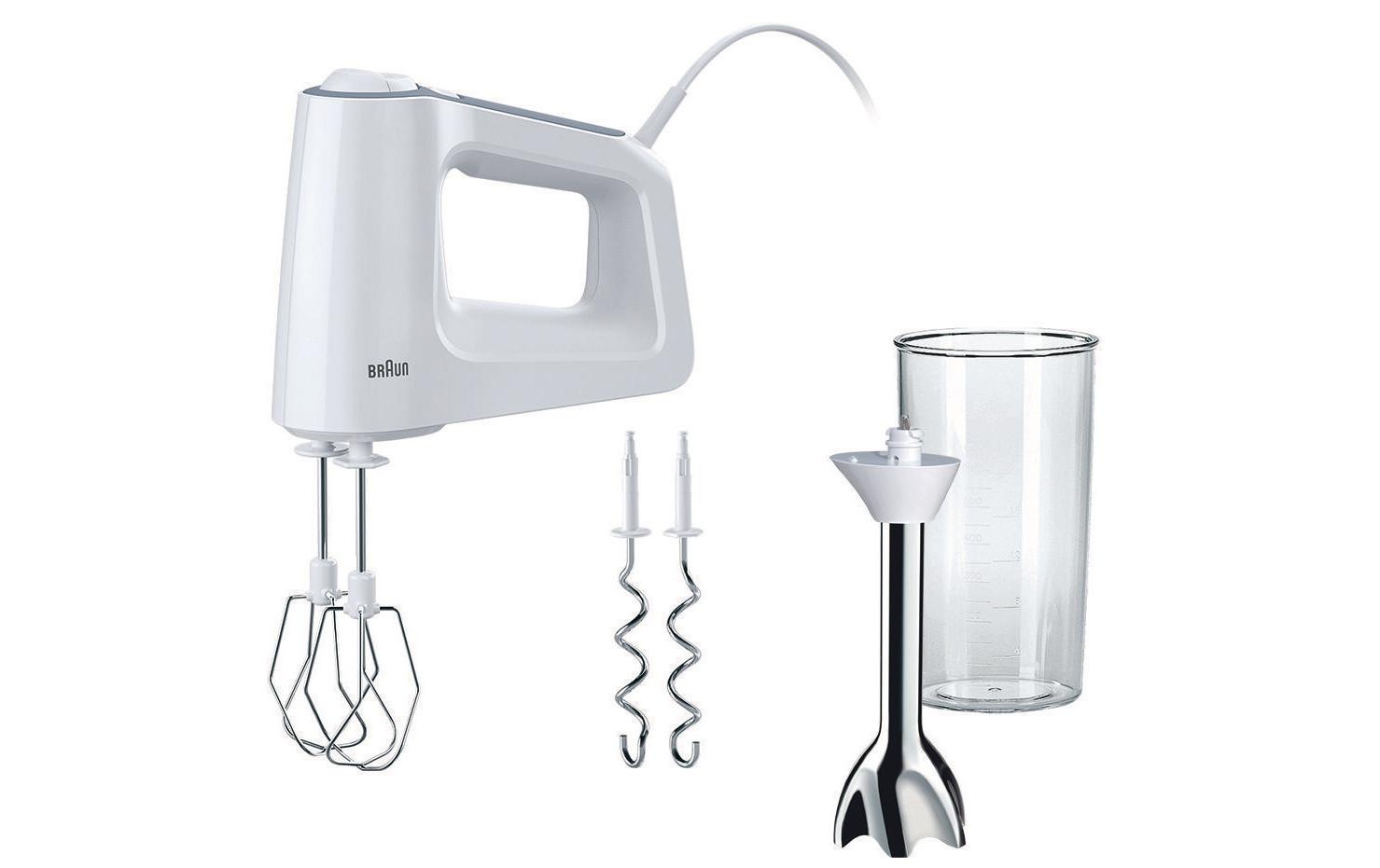 Image of Braun Handmixer "MultiMix 3 HM3107WH Weiss" 500 W