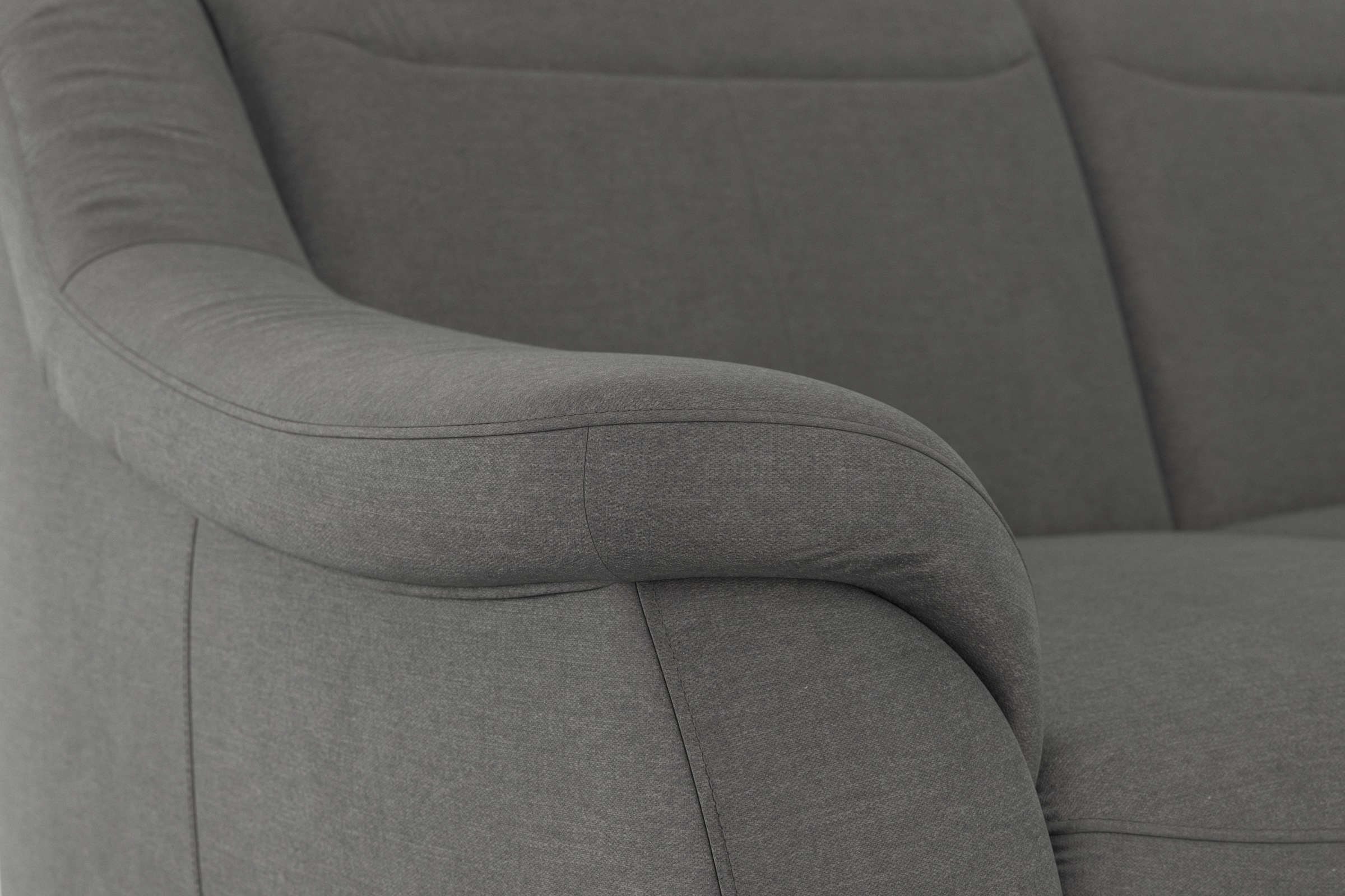 Home affaire Ecksofa »Caldera L-Form«, Federkern, wahlweise mit Kopfteilverstellung, Bettfunktion, Bettkasten