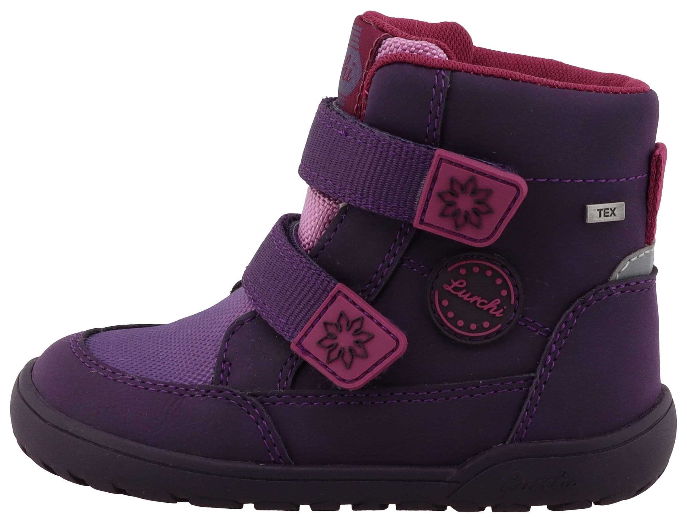 Lurchi Chaussures pieds nus »Jessy Barefoot-TEX«  bottes à scratch avec équipement Tex, gabarit de taille à télécharger