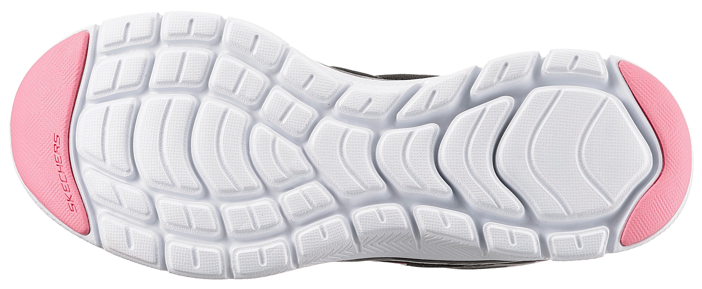 Skechers Sneaker »FLEX APPEAL 4.0 LET IT BLOSSOM«, mit Blumenprint an der Ferse, Freizeitschuh, Halbschuh, Schnürschuh