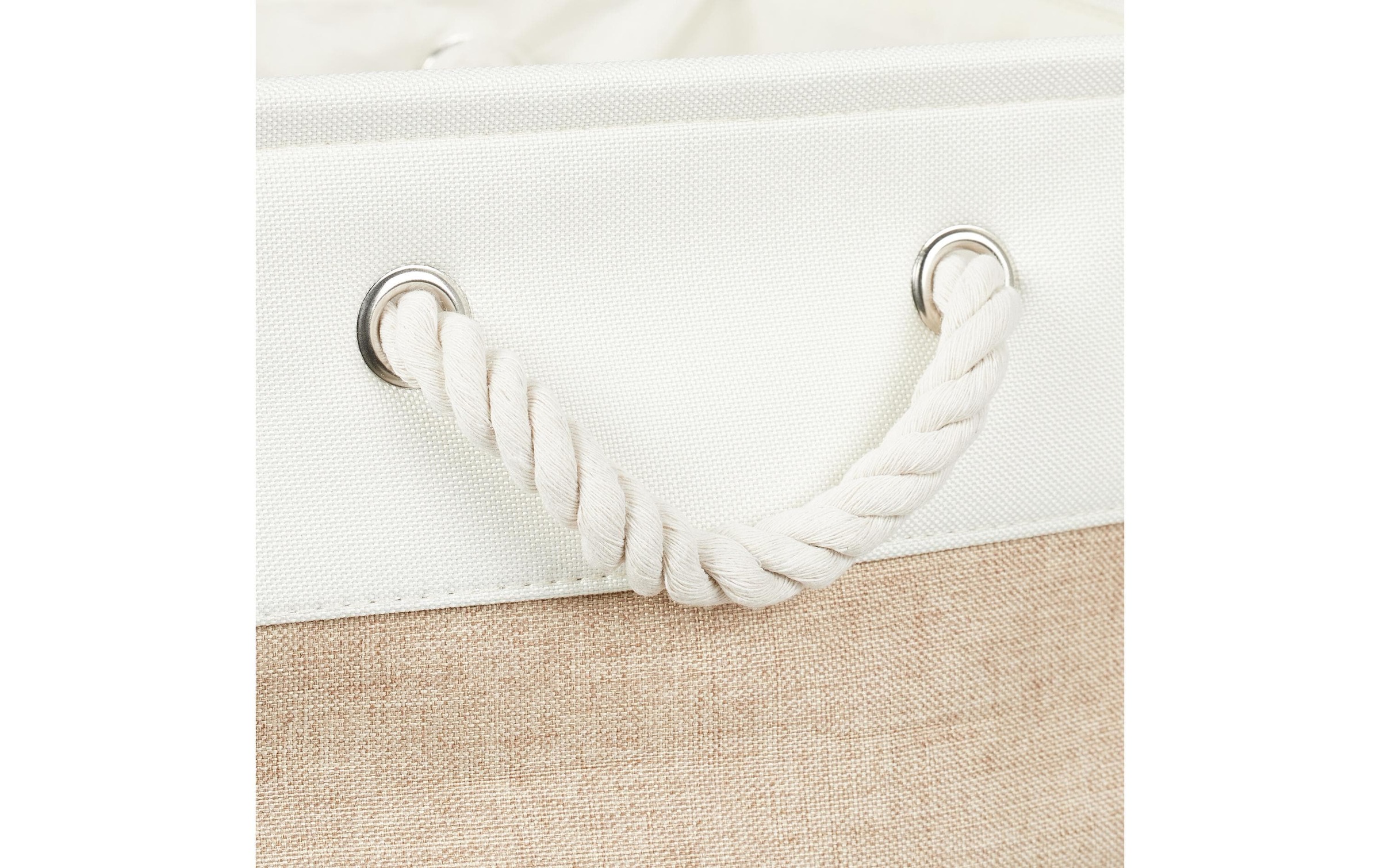 relaxdays Aufbewahrungsbox »Leinen 4 Stück«