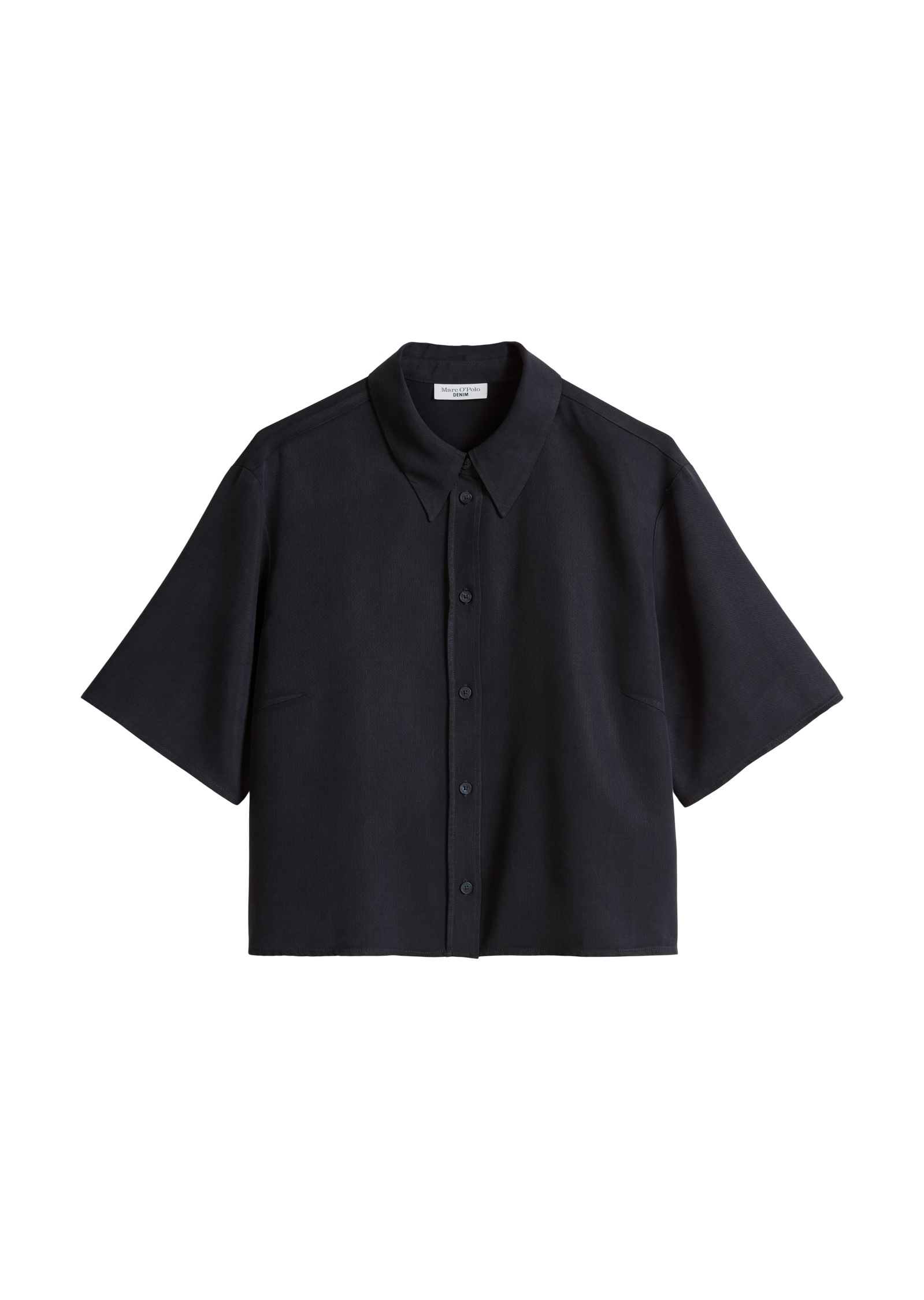 Marc O'Polo DENIM Kurzarmbluse Croped, relaxed fit