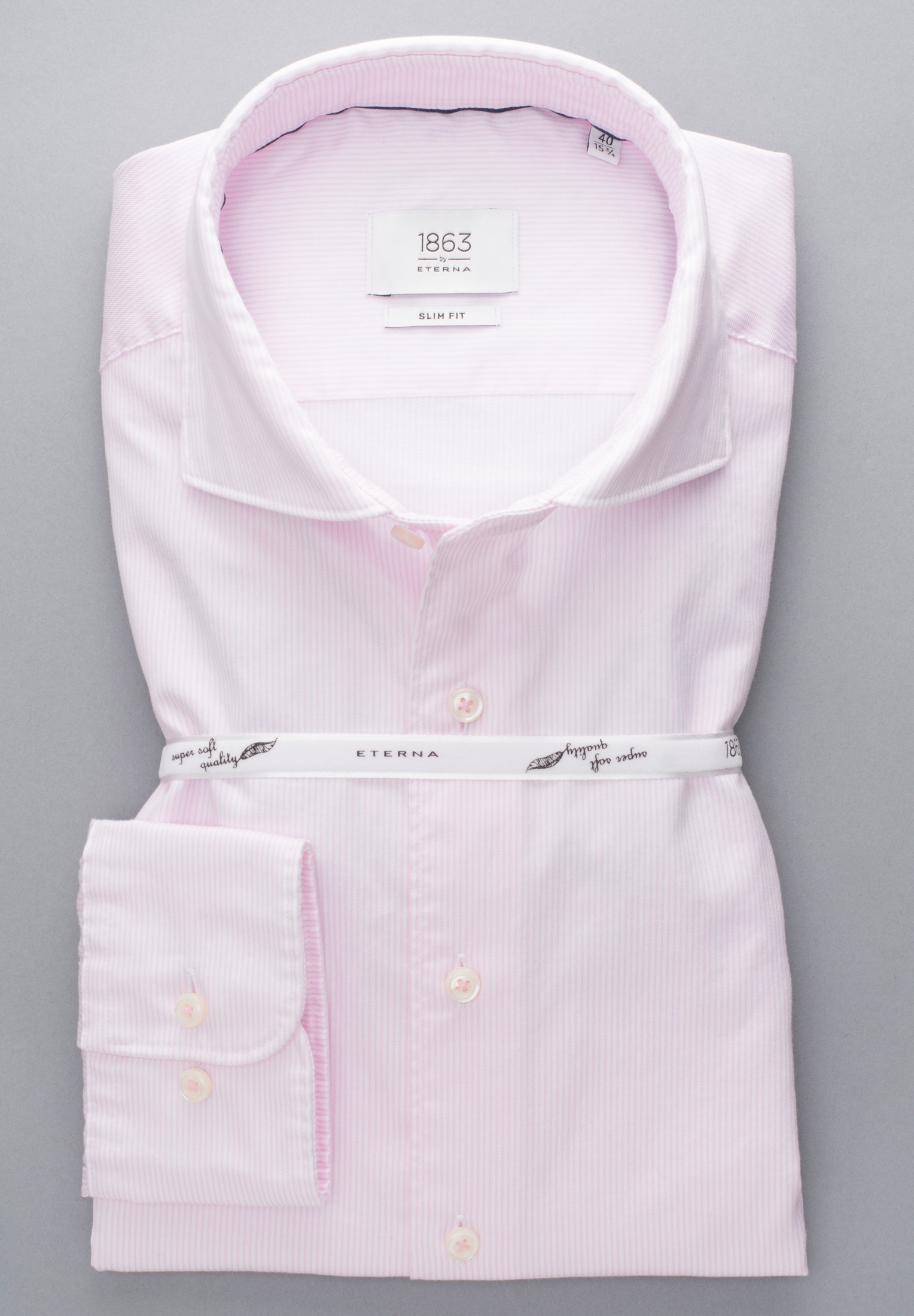 Eterna Langarmhemd »SLIM FIT«, EASY IRON (bügelleicht)