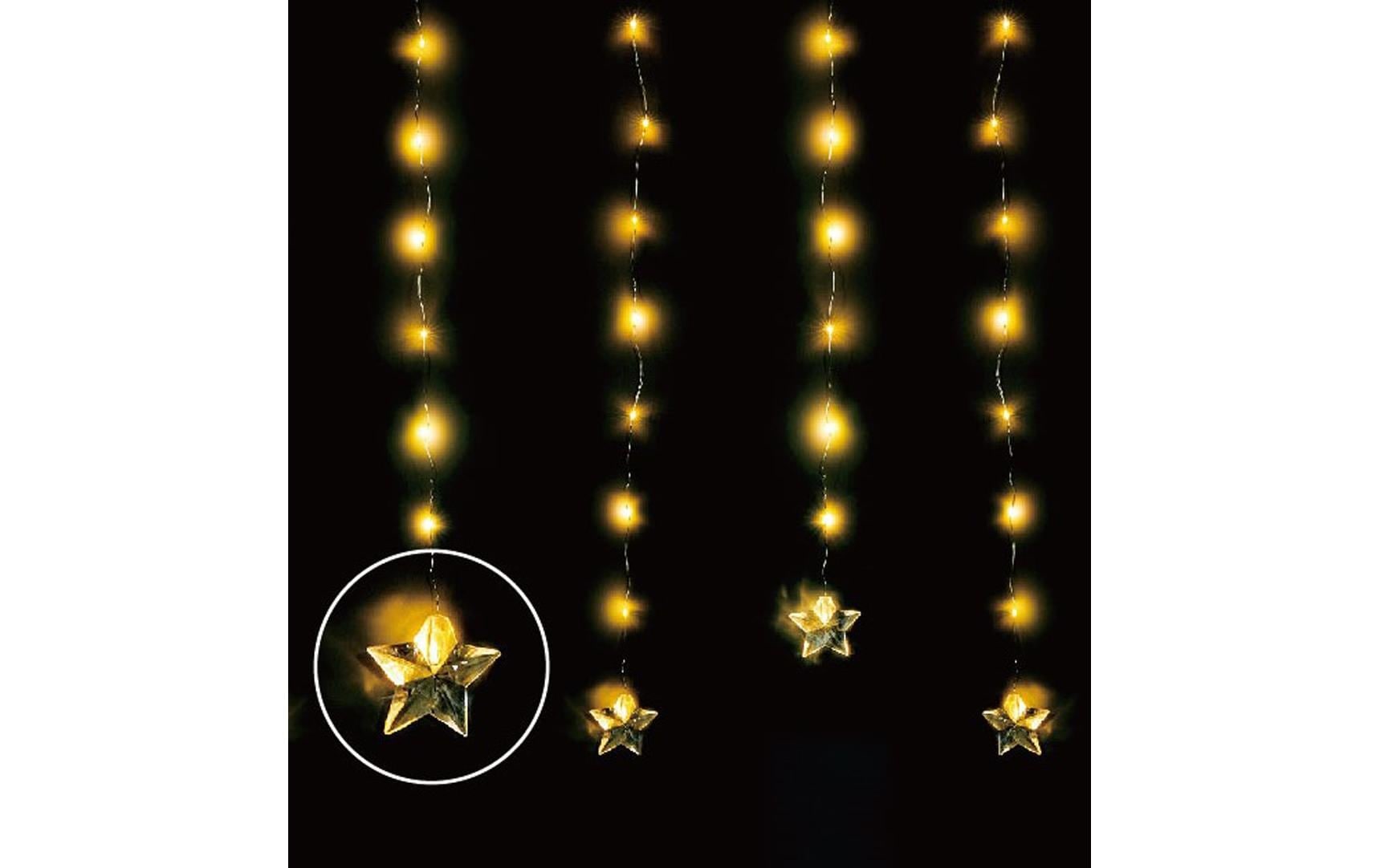   LED-Lichtervorhang »Dameco mit 11 Strängen, 83 LEDs, 80 x« 83 Stk.-flammig