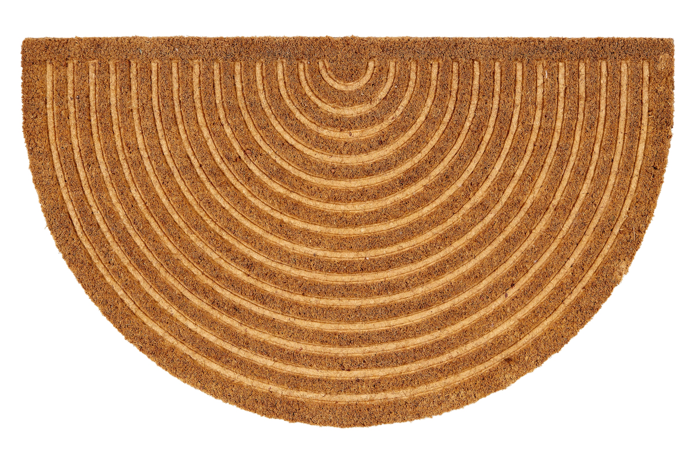 Image of ASTRA Fussmatte "Coco Shape 007" 15 mm Höhe Türmatte, Kokos, halbrund, rutschfest