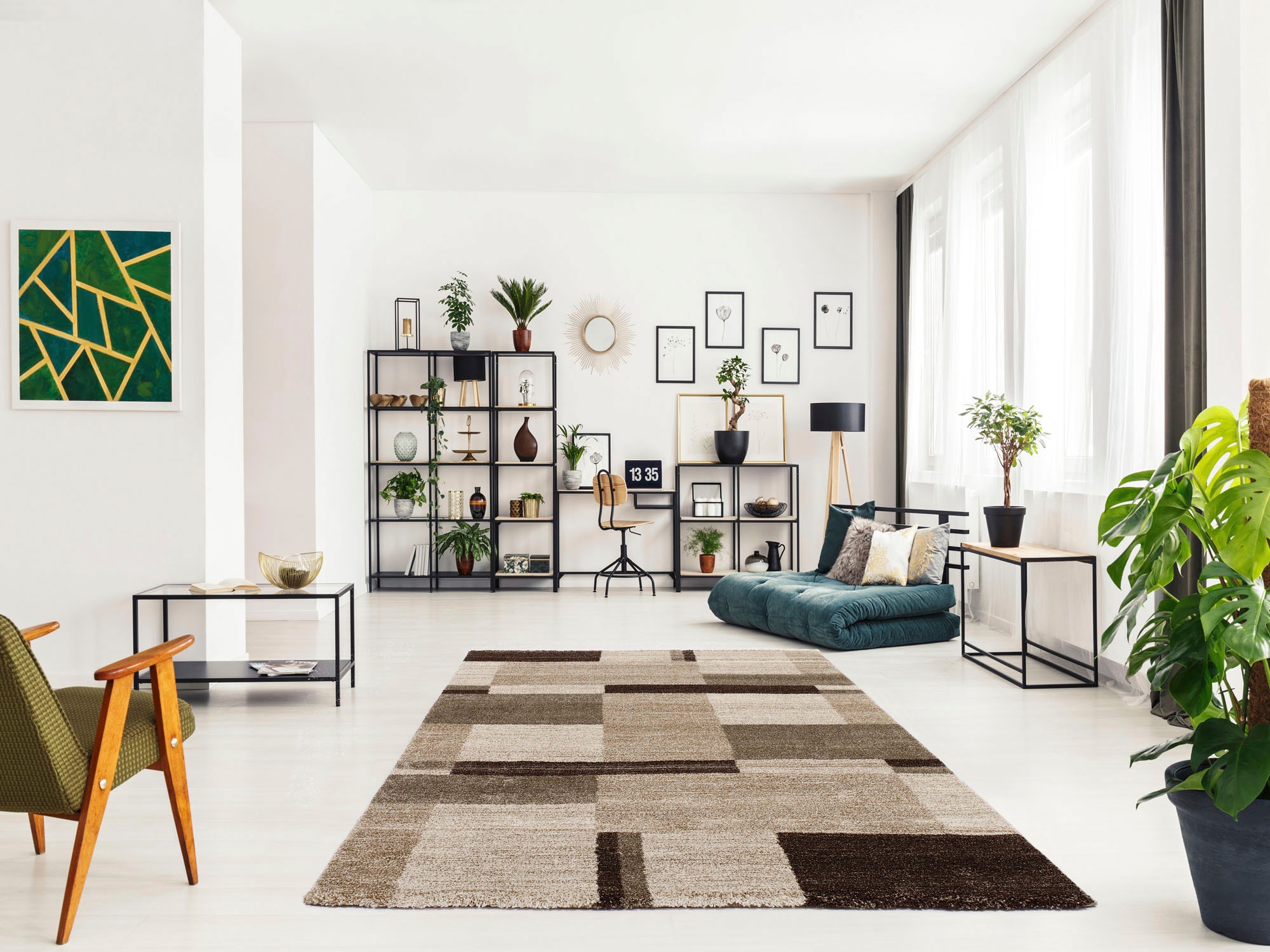 OCI DIE TEPPICHMARKE Teppich »Castle Beppo«, rechteckig, 20 mm Höhe, Kurzflor, Wohnzimmer