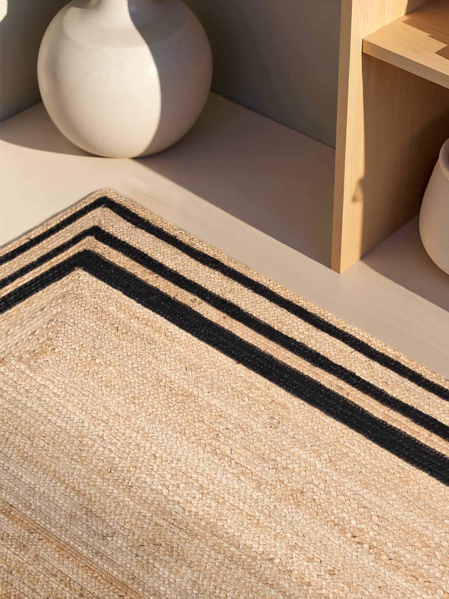 HANSE Home Tapis »Jutta Juteteppich« Rectangulaire 7 mm Höhe Handgewebt, Jute Naturteppich, Boho, Wohnzimmer, Schlafzimmer