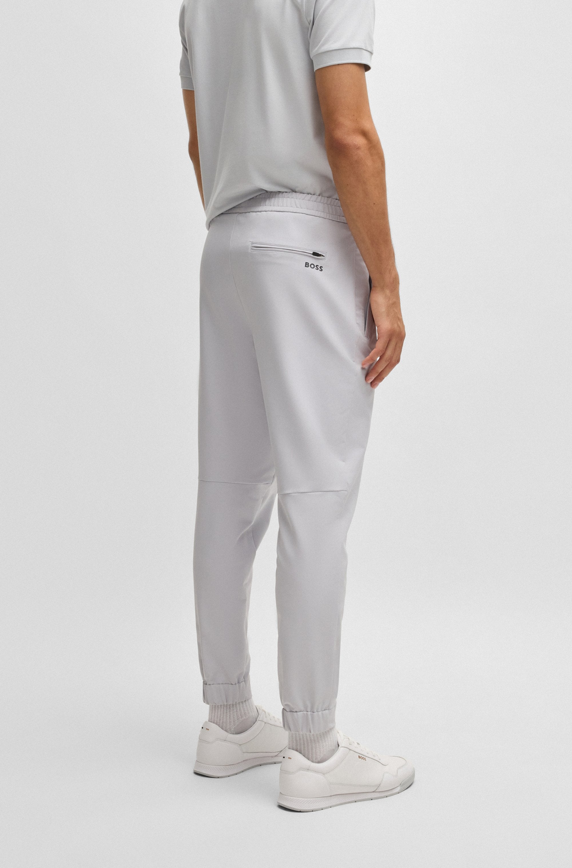 BOSS GREEN Stretch-Hose »T Flex«, mit elastischem Bund und Kordelzug