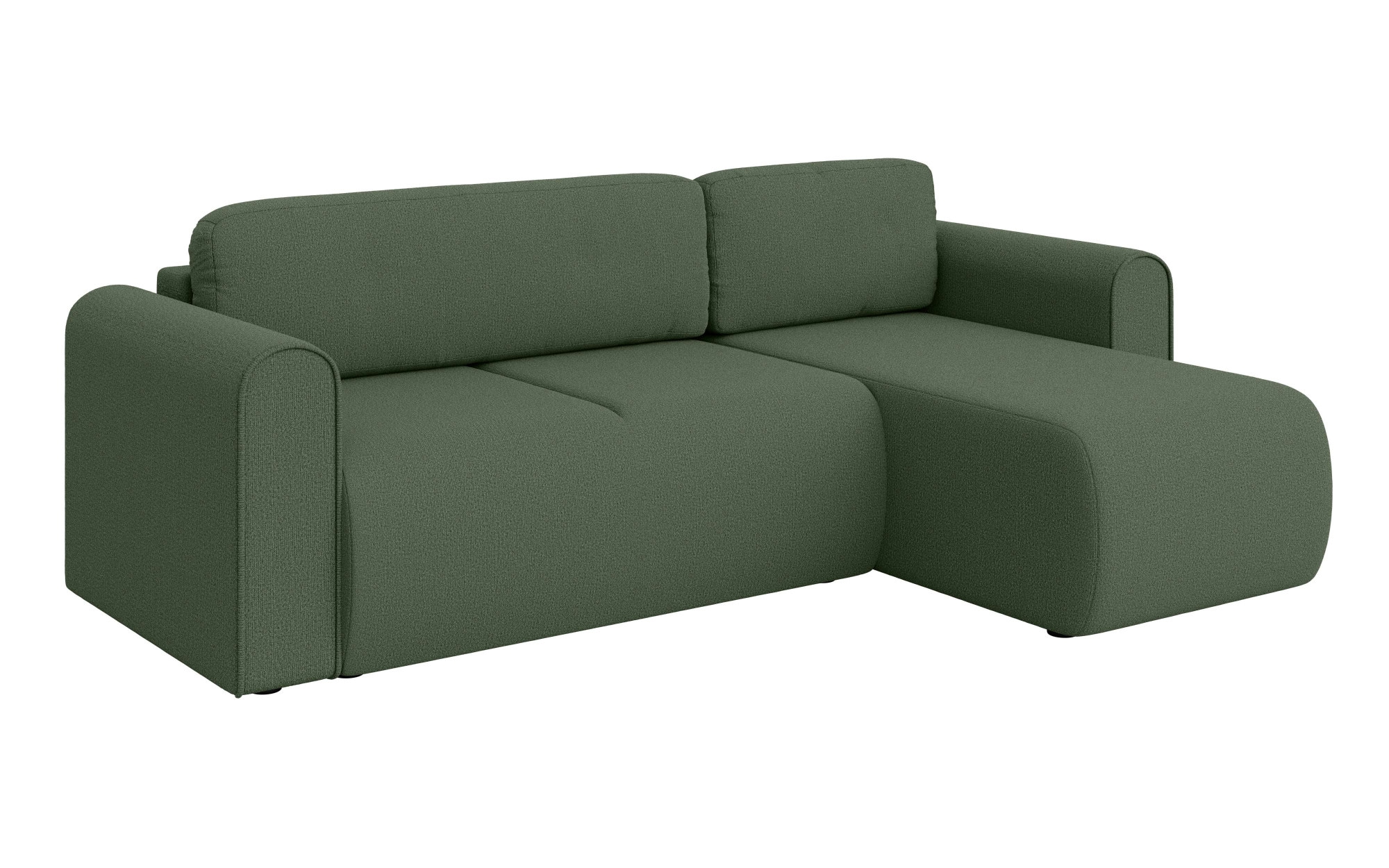 INOSIGN Canapé d'angle »Zacharia wahlweise Schlafsofa mit Bettkasten, B/T/H 250/166/86 cm« L-Form mit Wellenunterfederung, Recamiere beidseitig montierbar