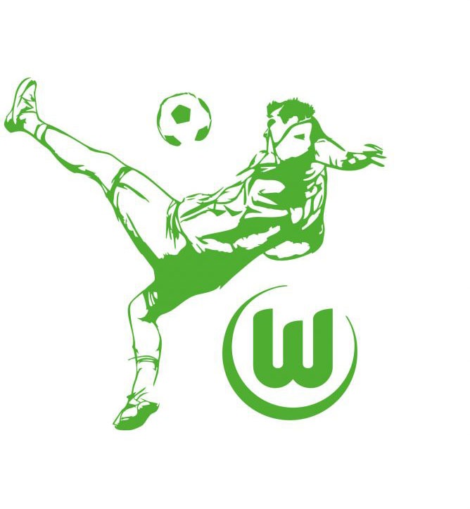 Image of Wall-Art Wandtattoo »VfL Wolfsburg - Fussballspieler«, (1 St.) bei Ackermann Versand Schweiz