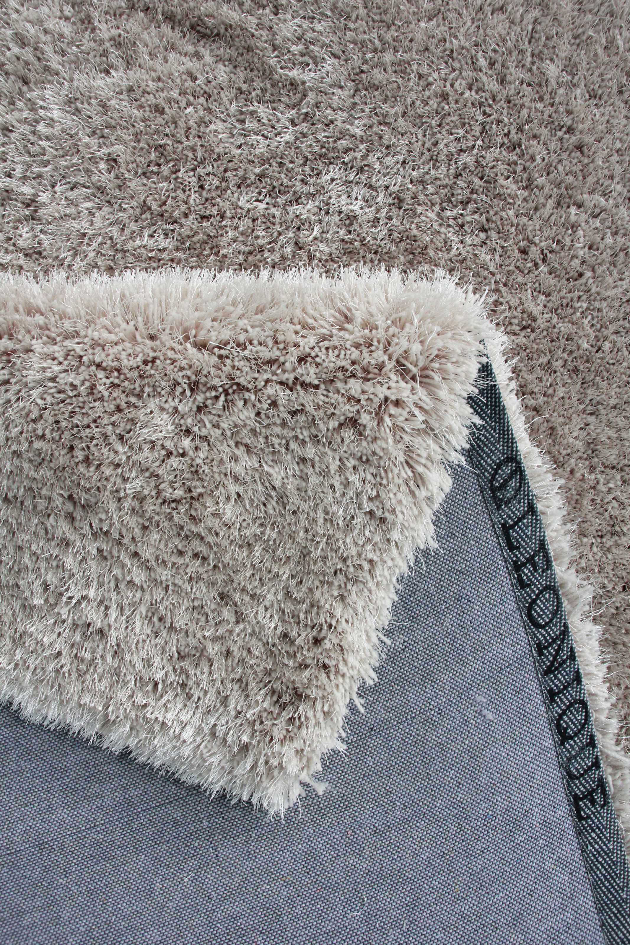Leonique Hochflor-Läufer »Lagos«, rechteckig, 45 mm Höhe, Läufer, Teppichläufer, Brücke, gewebt, Microfaser, einfarbig