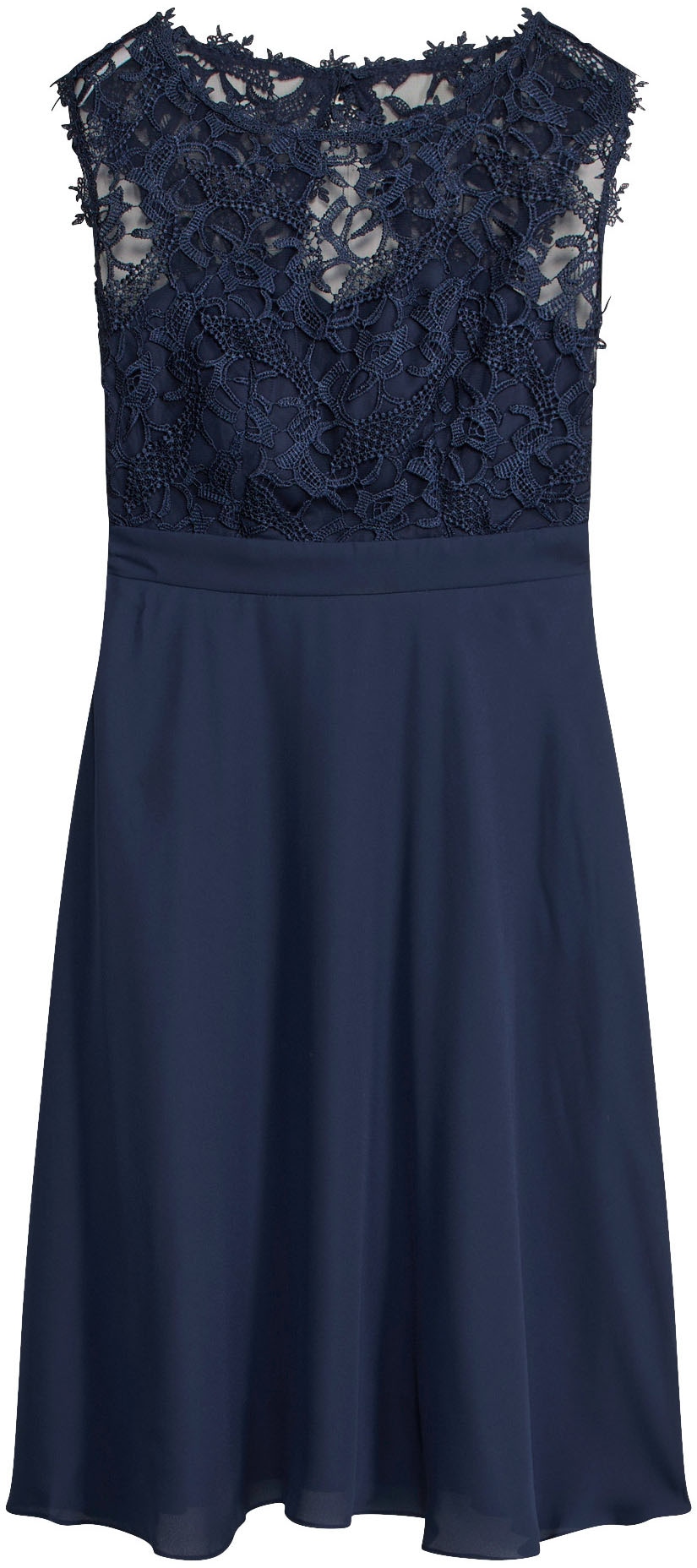 bonprix Mini-robe »Minikleid mit Spitze« 1 tlg. pour occasions spéciales, en polyester, coupe cintrée