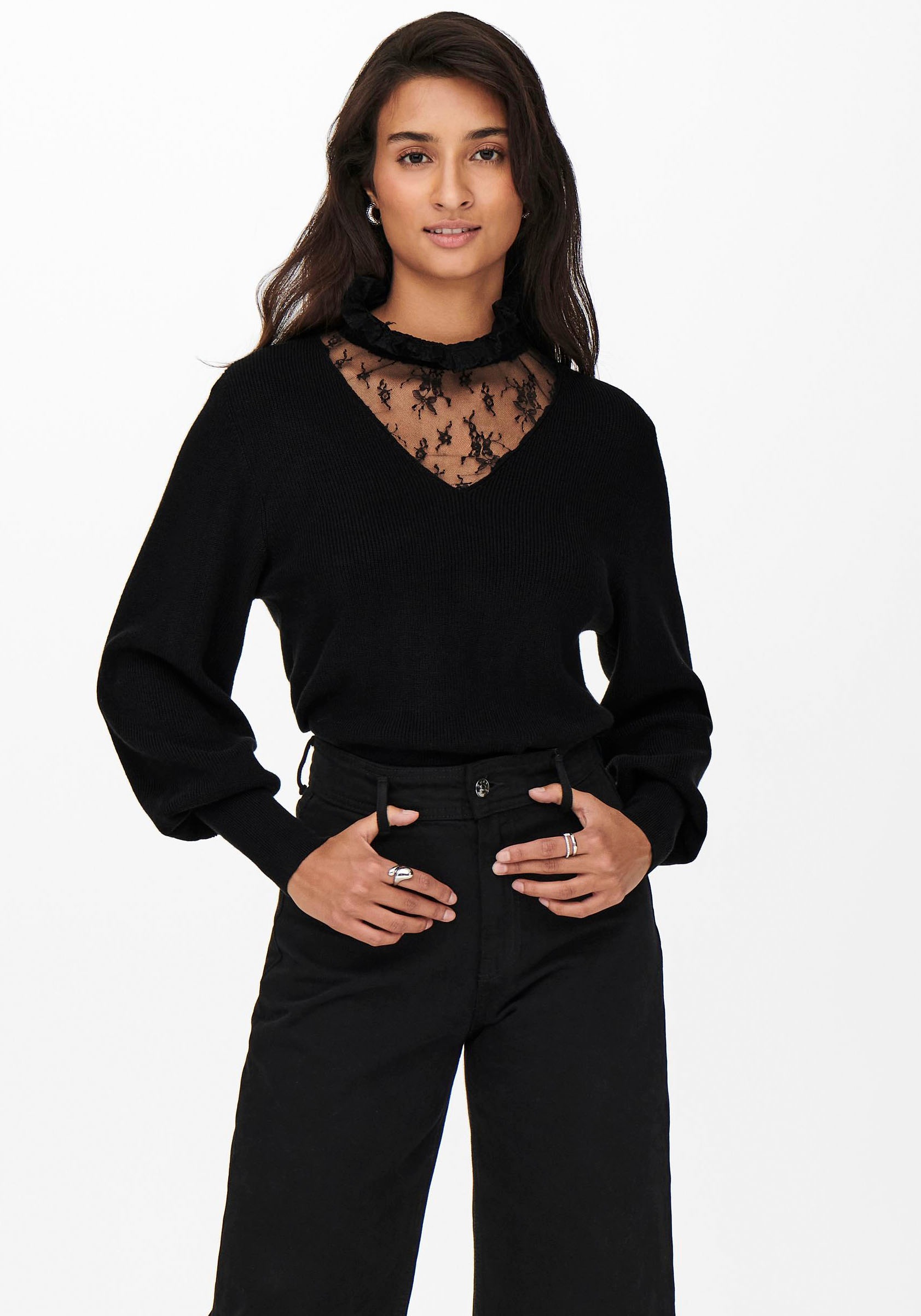 Image of Only Stehkragenpullover »ONLKIRA L/S HIGHNECK PULLOVER EX KNT« bei Ackermann Versand Schweiz