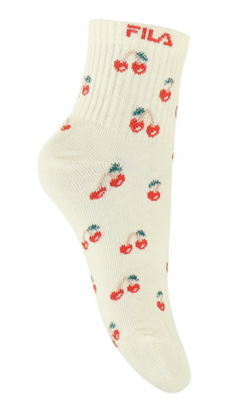 Fila Chaussettes de baskets 6 Paar,  Cotton-Mix, Cherry-Design