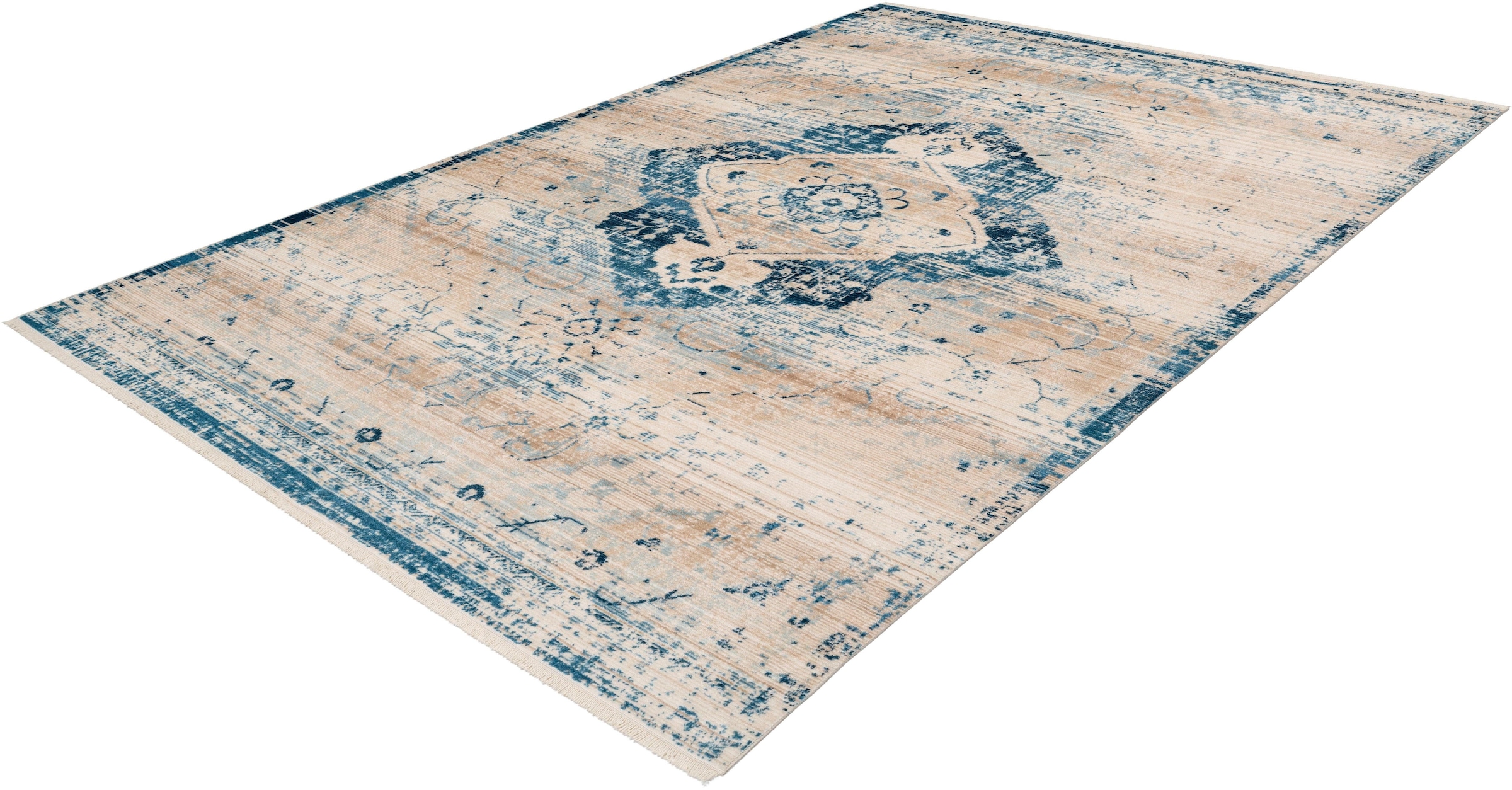 Image of calo-deluxe Teppich »Rossa 502«, rechteckig, 5 mm Höhe, Vintage Optik, Wohnzimmer bei Ackermann Versand Schweiz