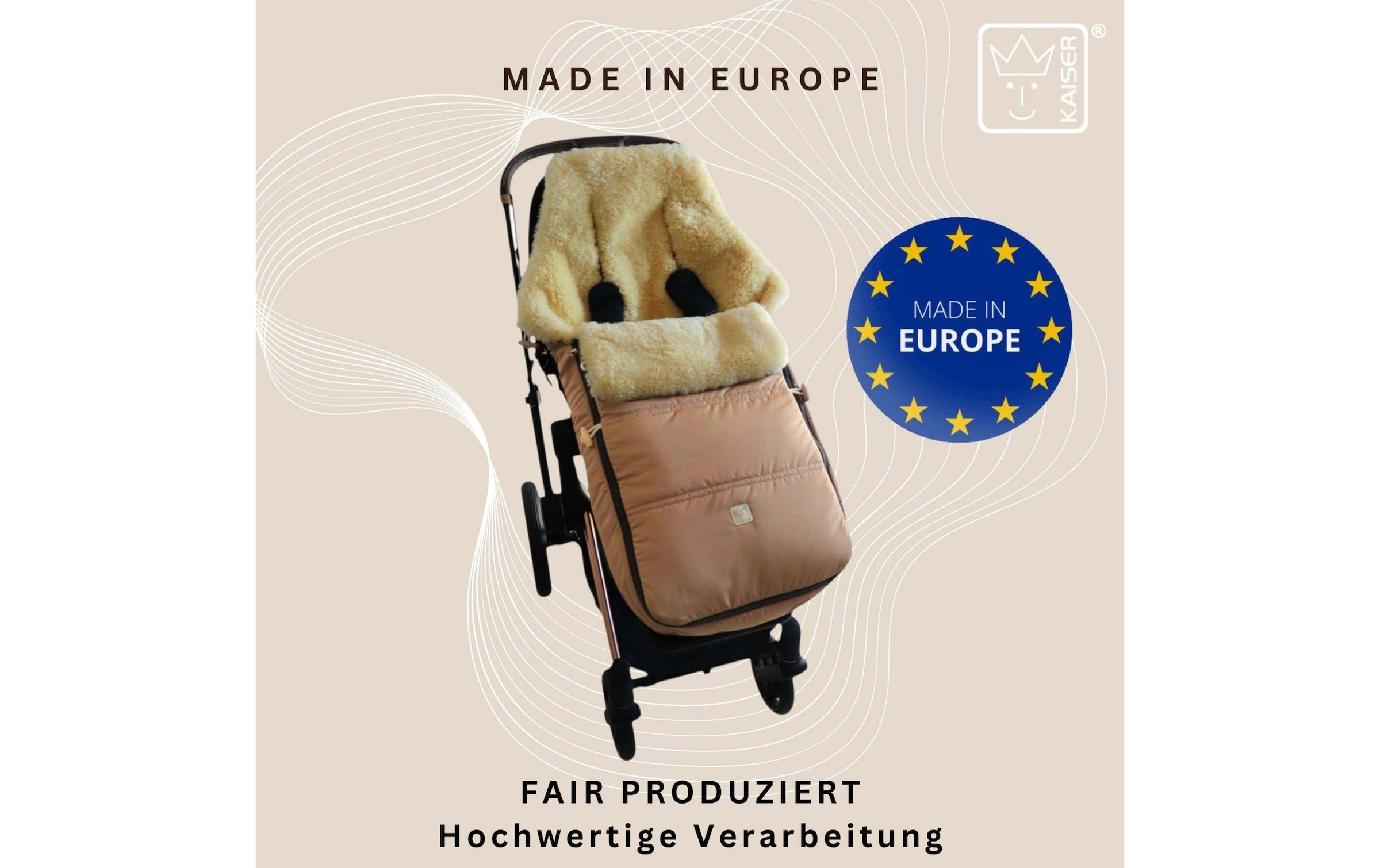 Kaiser Fusssack »Dublas 2.0 aus Lammfell«