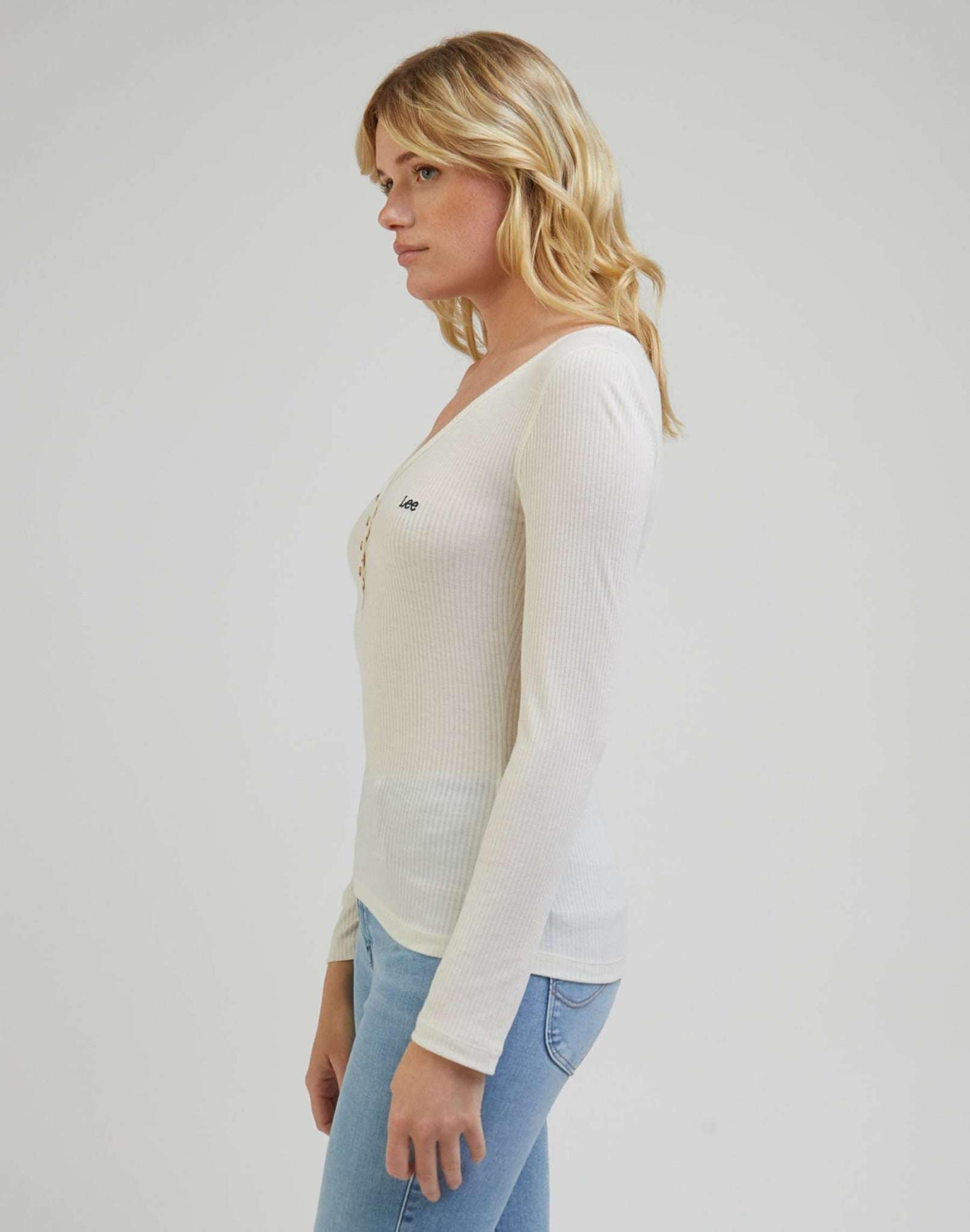 Lee® Langarmshirt »LEE Pullover Ls Henley«