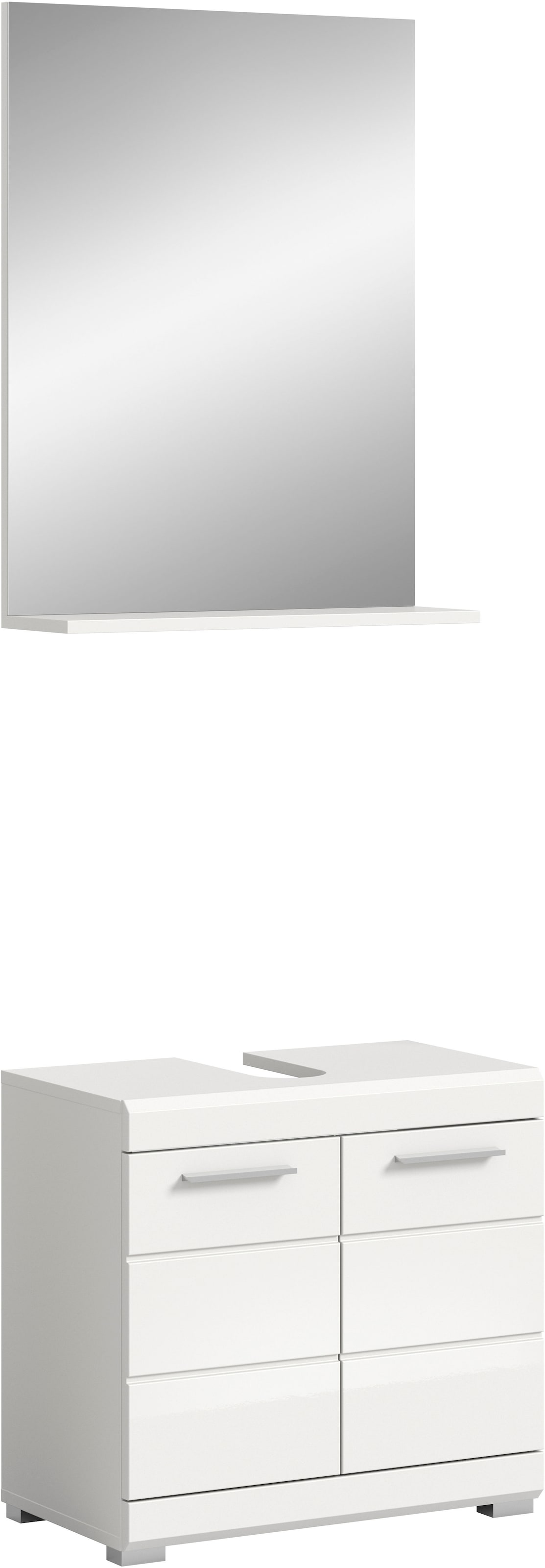 Image of welltime "Siena, 2 teilig, bestehend aus: Waschbeckenunterschrank, Spiegel" Set, TOPSELLER, 2 Stk. tlg.