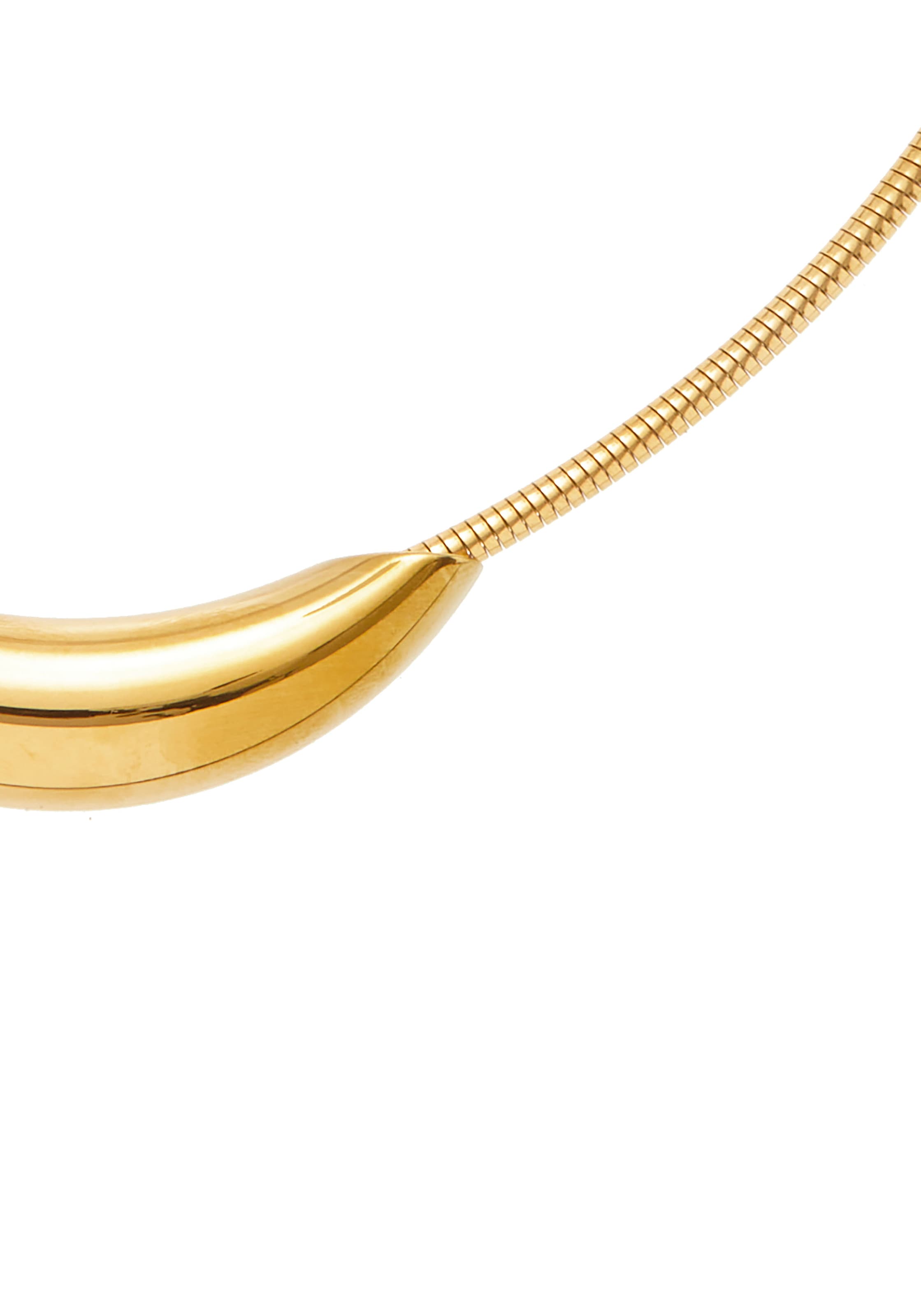 LASCANA Chaîne serpent »Halskette mit Röhrchen Anhänger« Hochwertiges Collier mit Goldbeschichtung