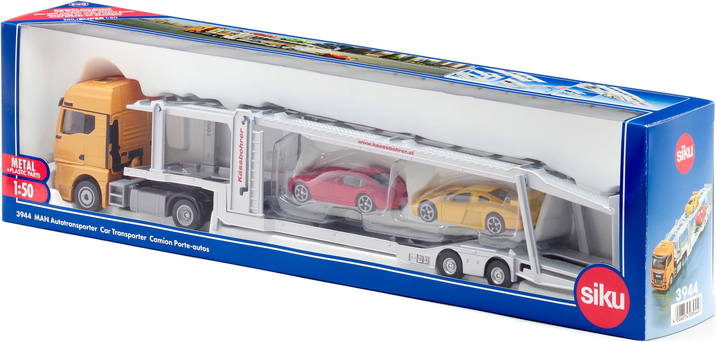 Siku Camion jouet »SIKU Super, MAN Autotransporter (3944)«