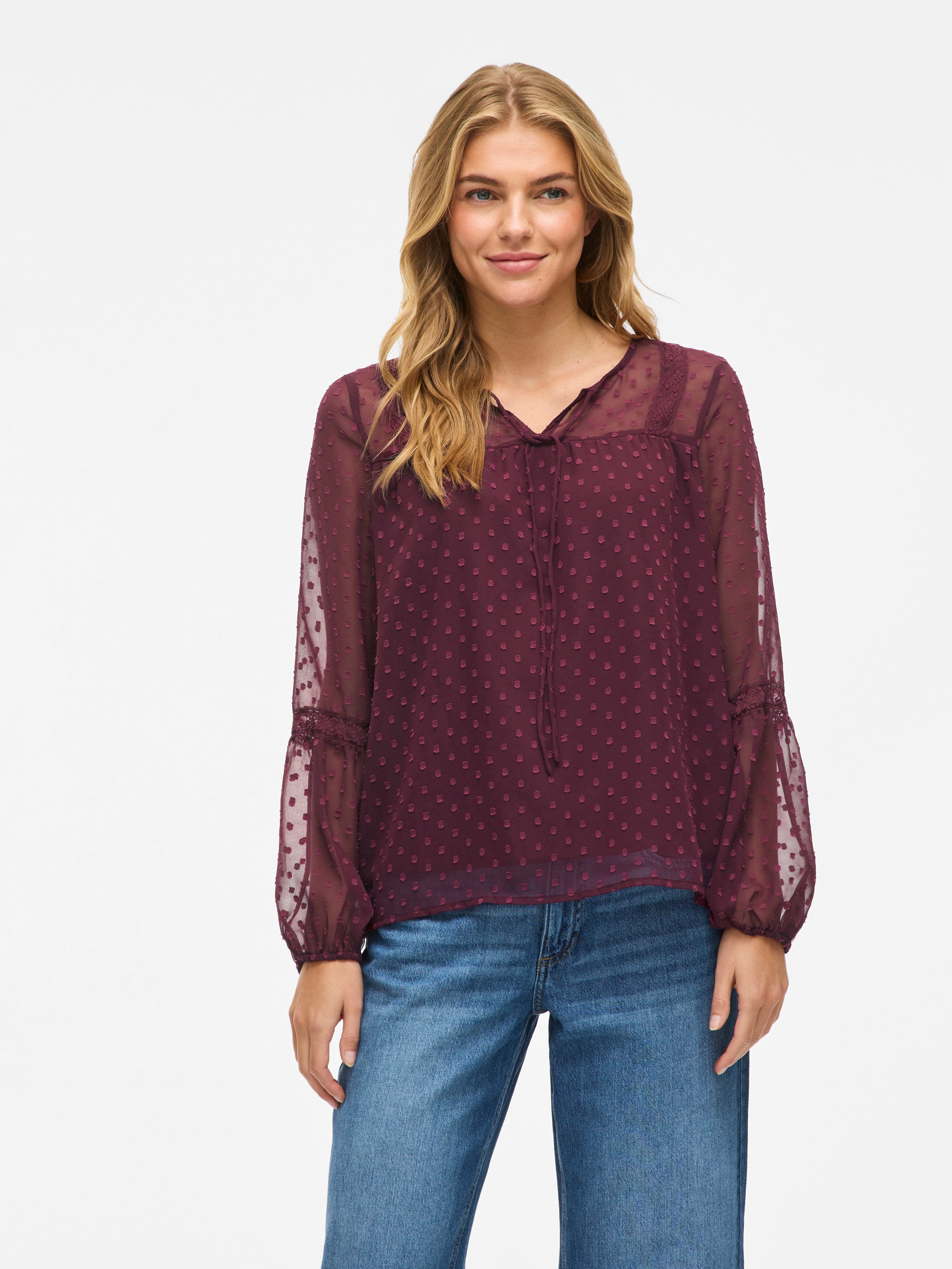Image of Vila Blusenshirt "VIEDEE L/S TOP - NOOS"