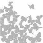 Komar Fensterbild »Schmetterlinge«, 31x31 cm, selbsthaftend