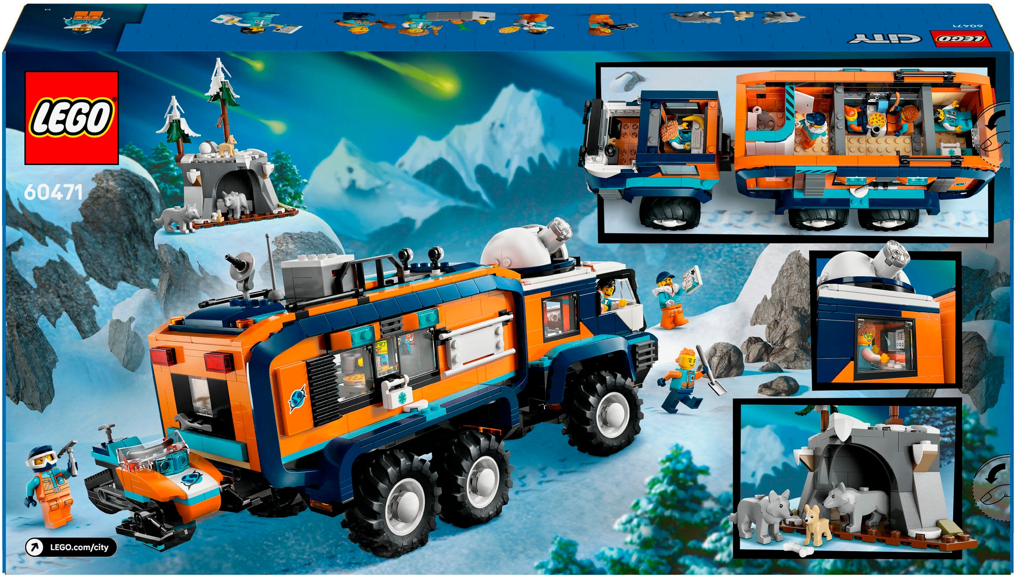 LEGO® Pions de construction »Arktis-Truck mit Labor (60471), LEGO City« Made in Europe