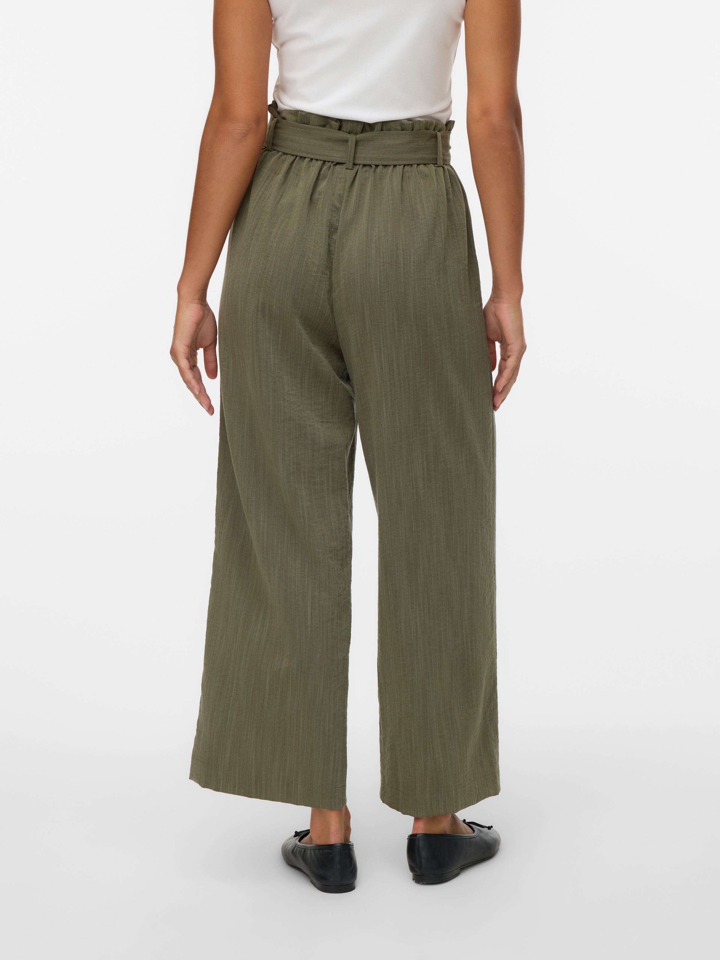 Vero Moda Pantalon paperbag »VMSYDNEY HW PAPERBAG ANKLE PANT NOOS«  Materialmix