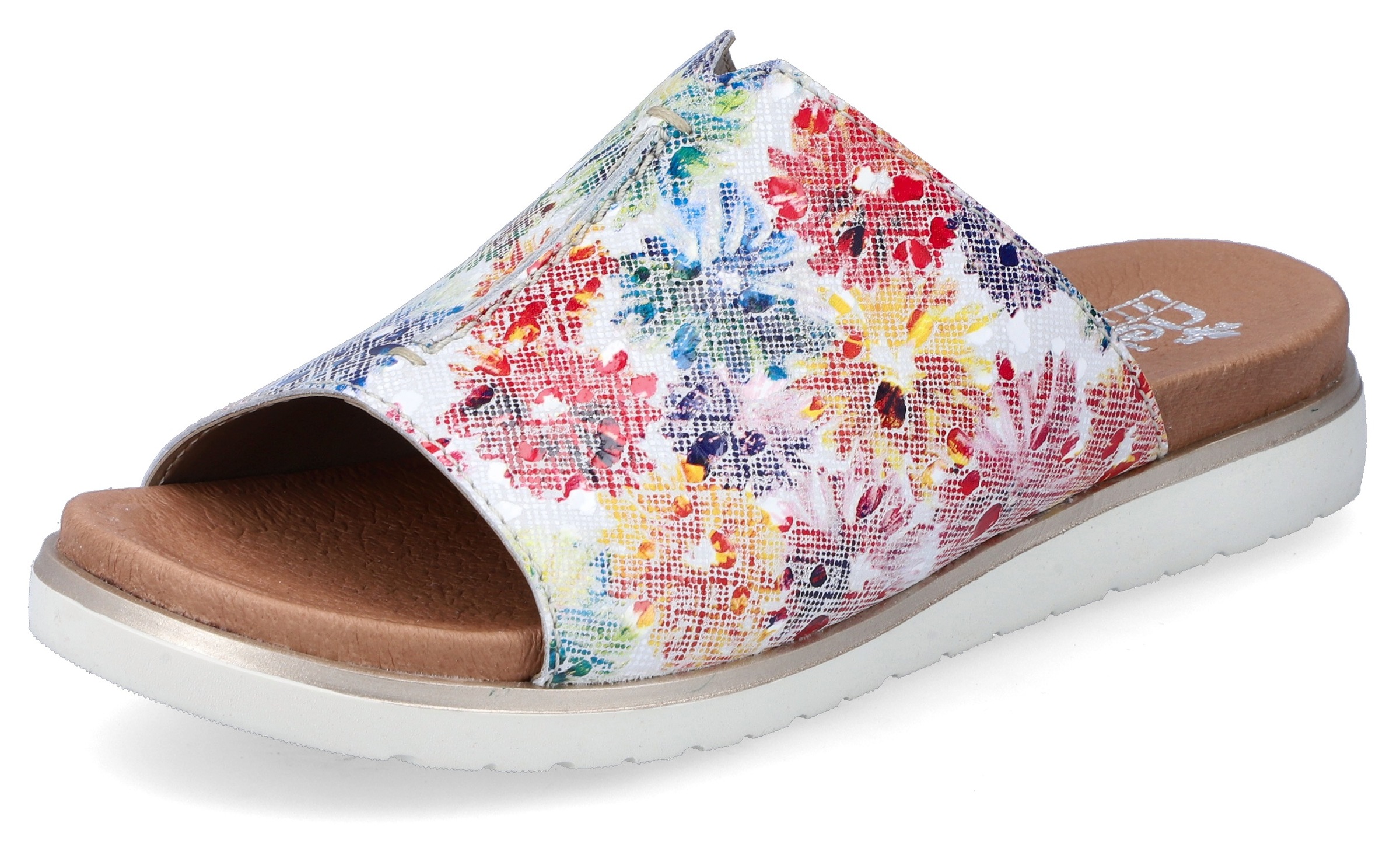 Image of Rieker Pantolette, mit buntem Blumendruck bei Ackermann Versand Schweiz