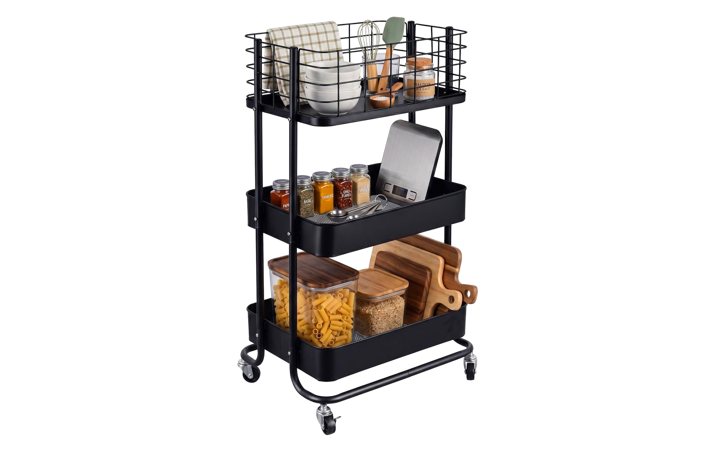 relaxdays Chariot de cuisine »45 x 77 x 34 cm«